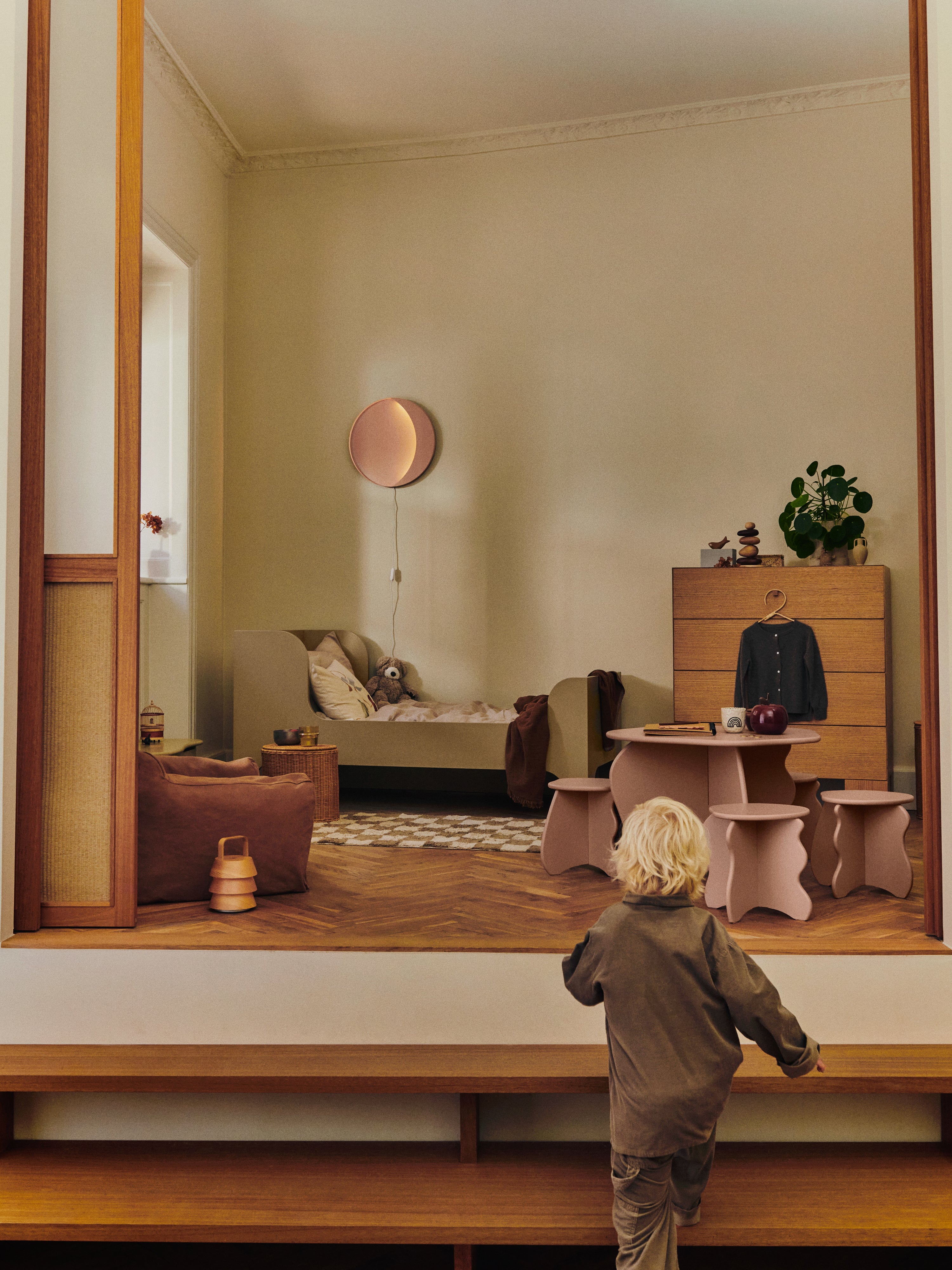 Kinderhocker SLOPE rosa