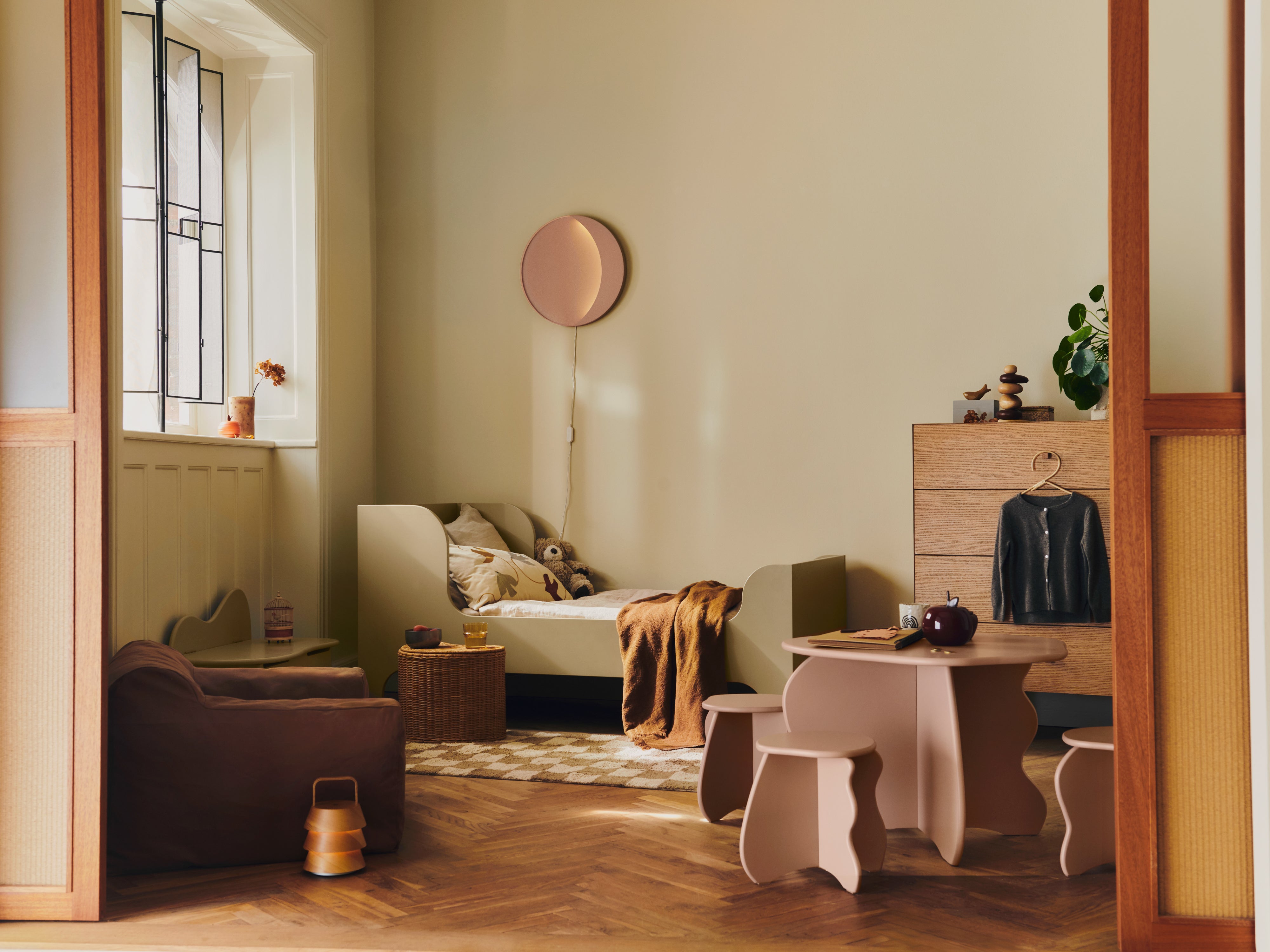 Kinderhocker SLOPE rosa