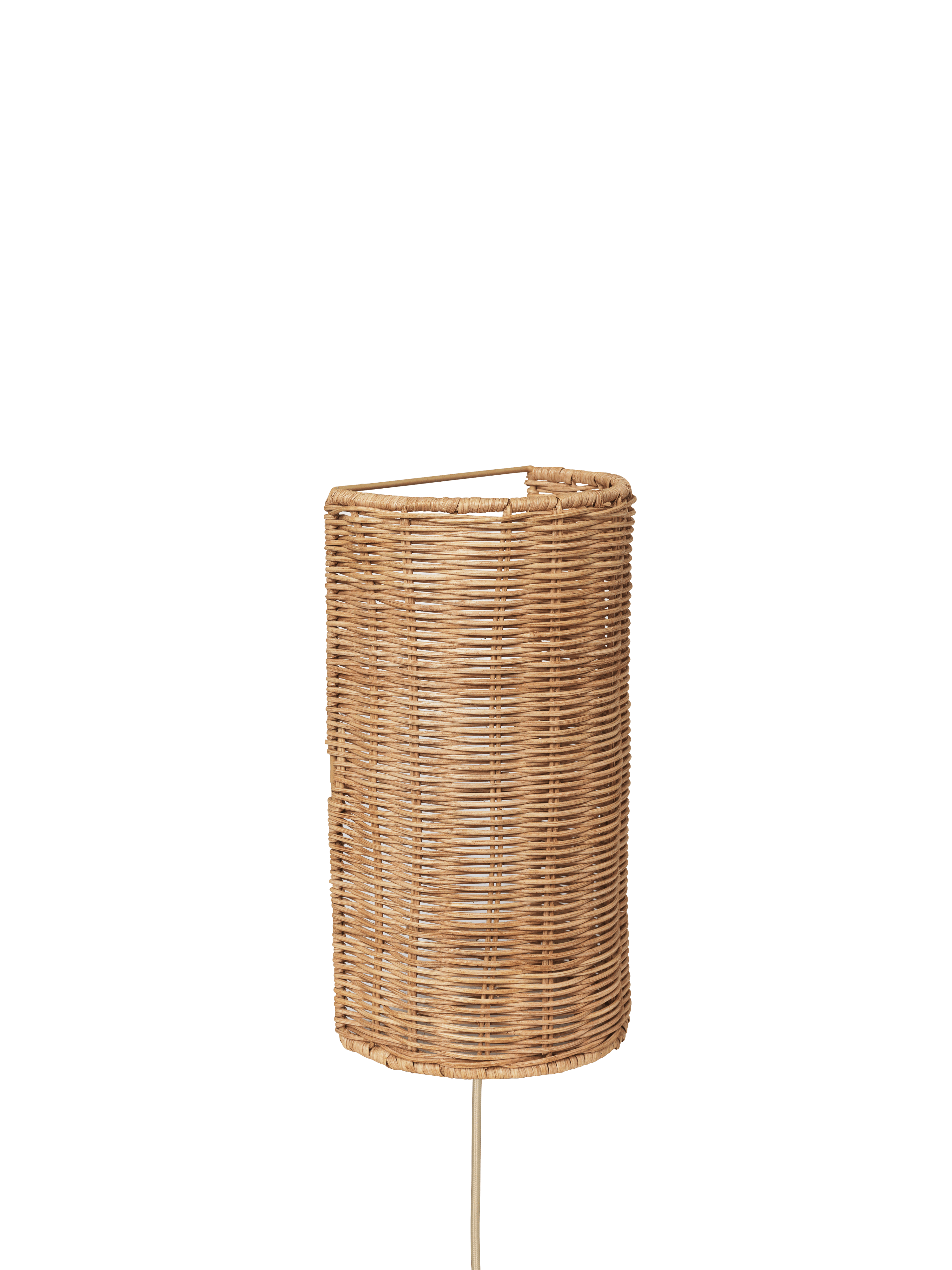 Dou Rattan Wandlampenschirm