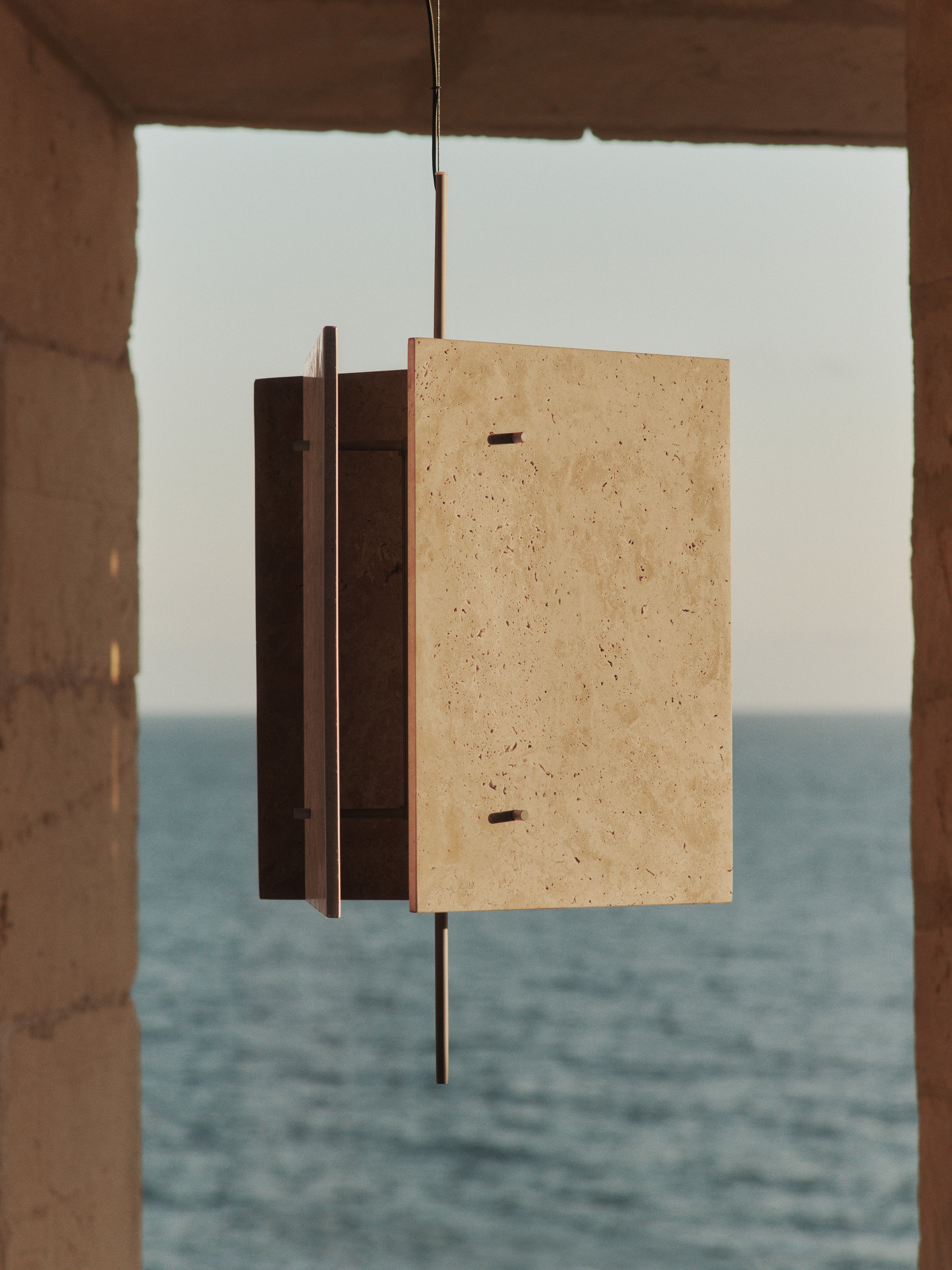 OESTE pendant lamp travertine