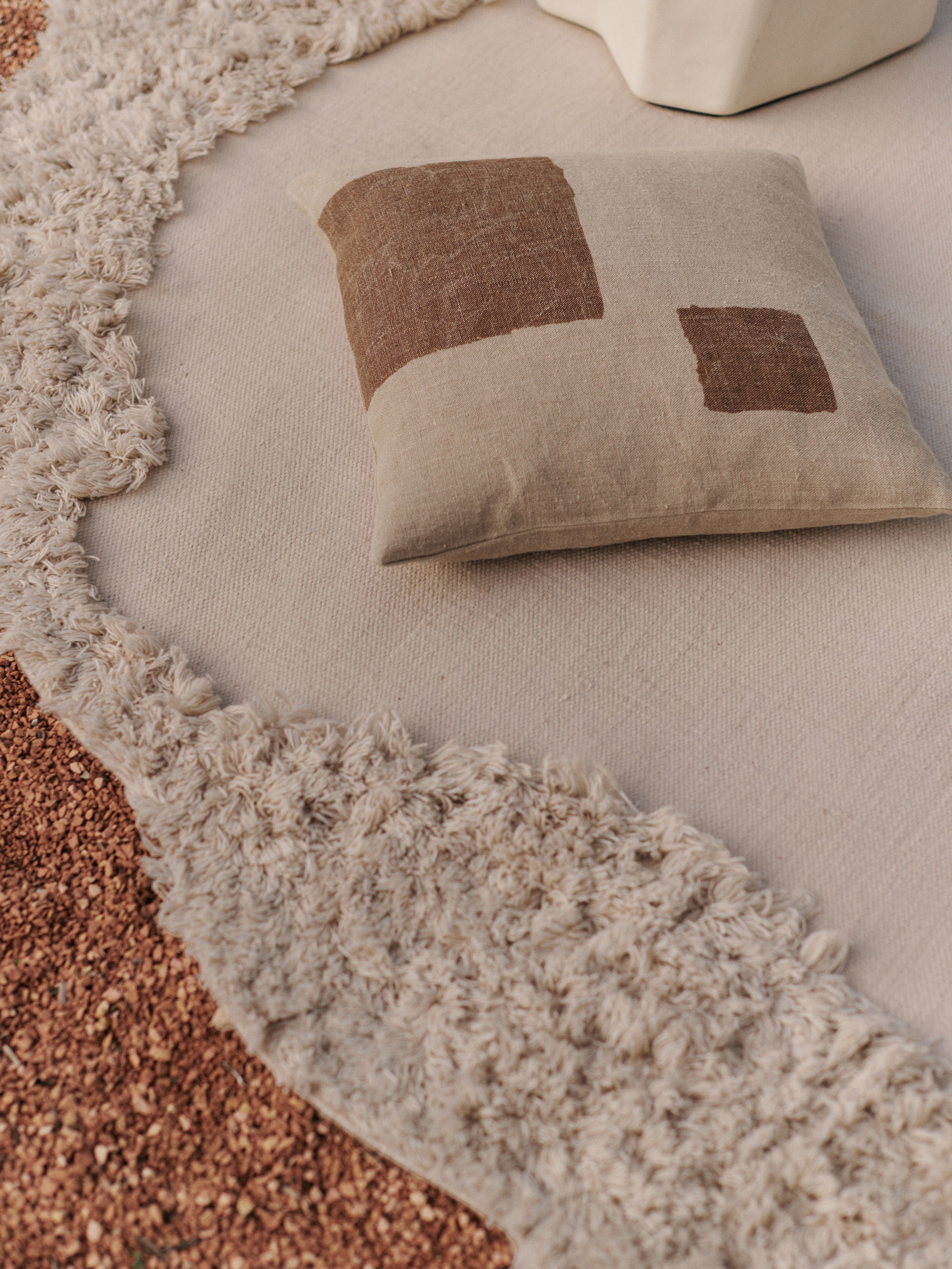 NORTE outdoor rug broken white