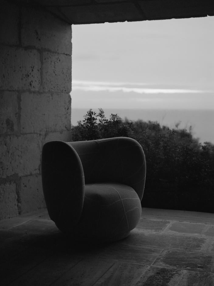Sessel RICO LOUNGE Rich Velvet rdzawy
