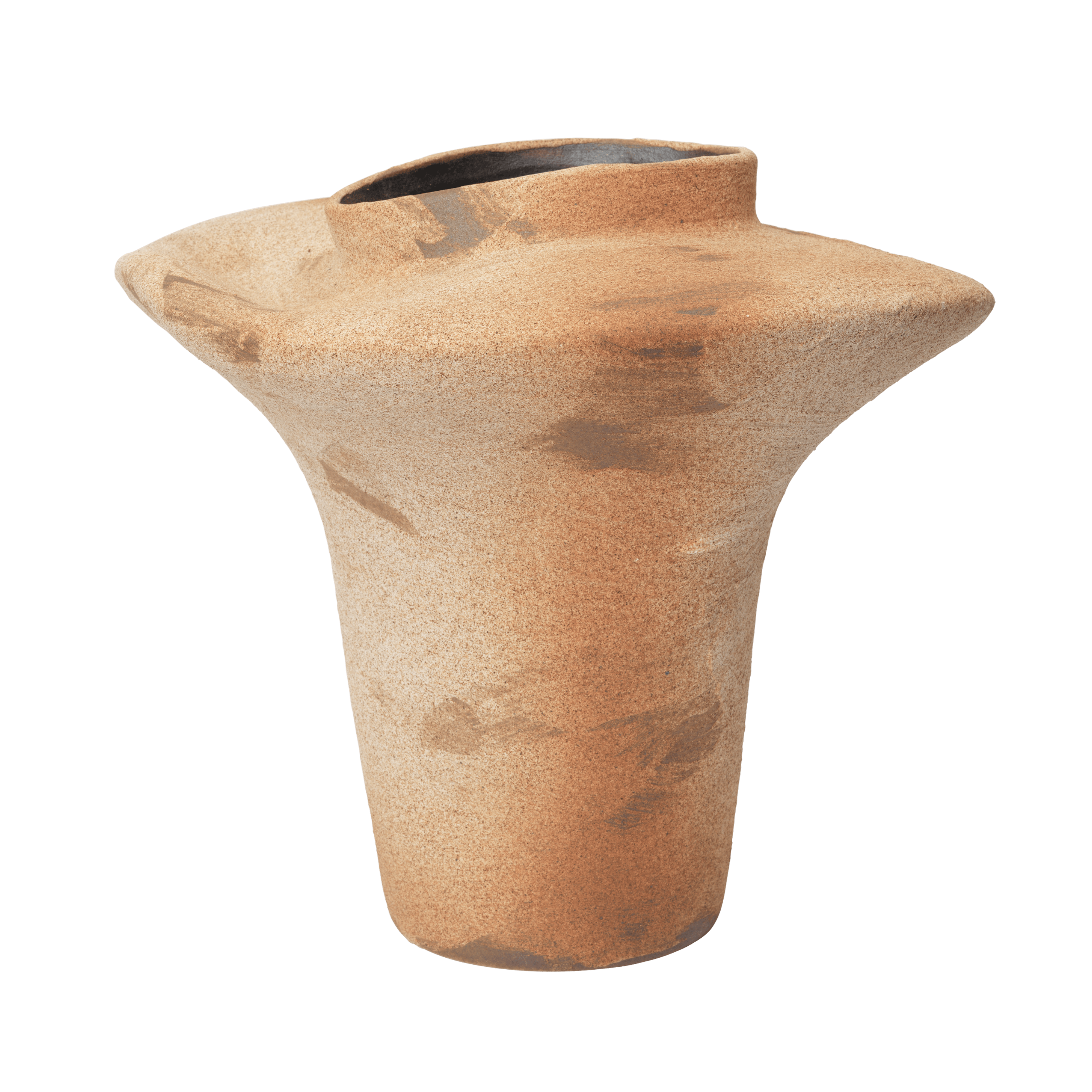 Keramikw vase EVIO warmes Beige