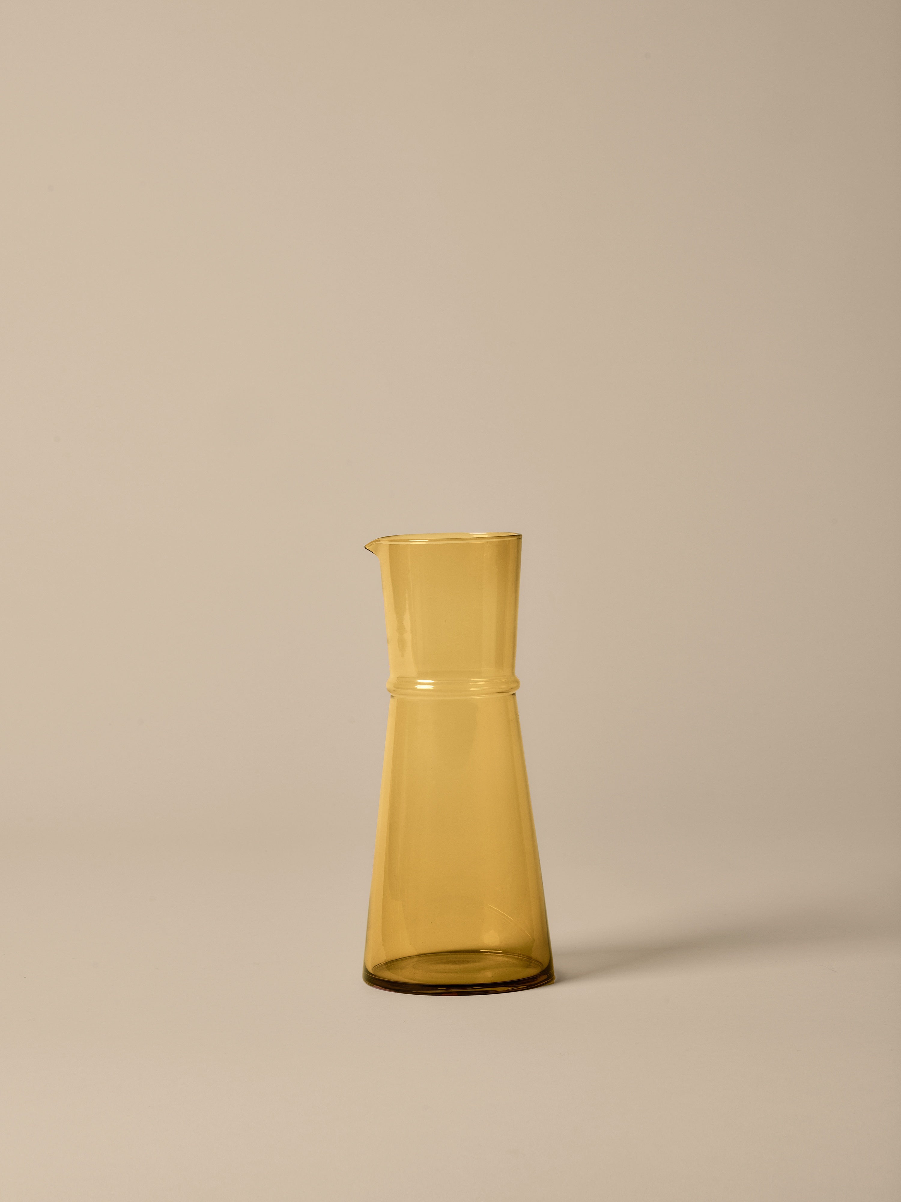 Glaskaraffe BOYA transparent amber