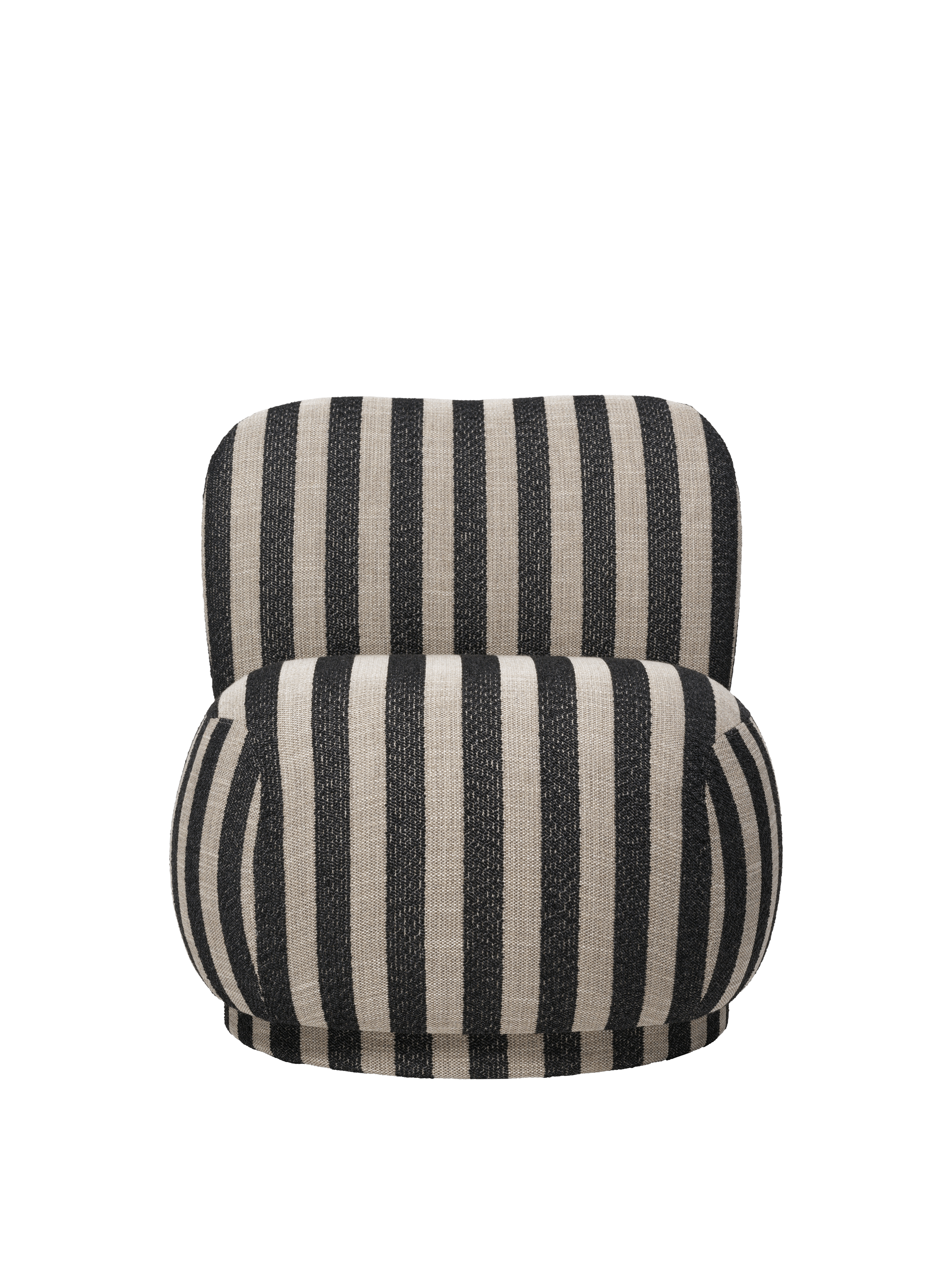 Sessel RICO PICCOLO Louisiana schwarz mit sandfarbenem Bezug