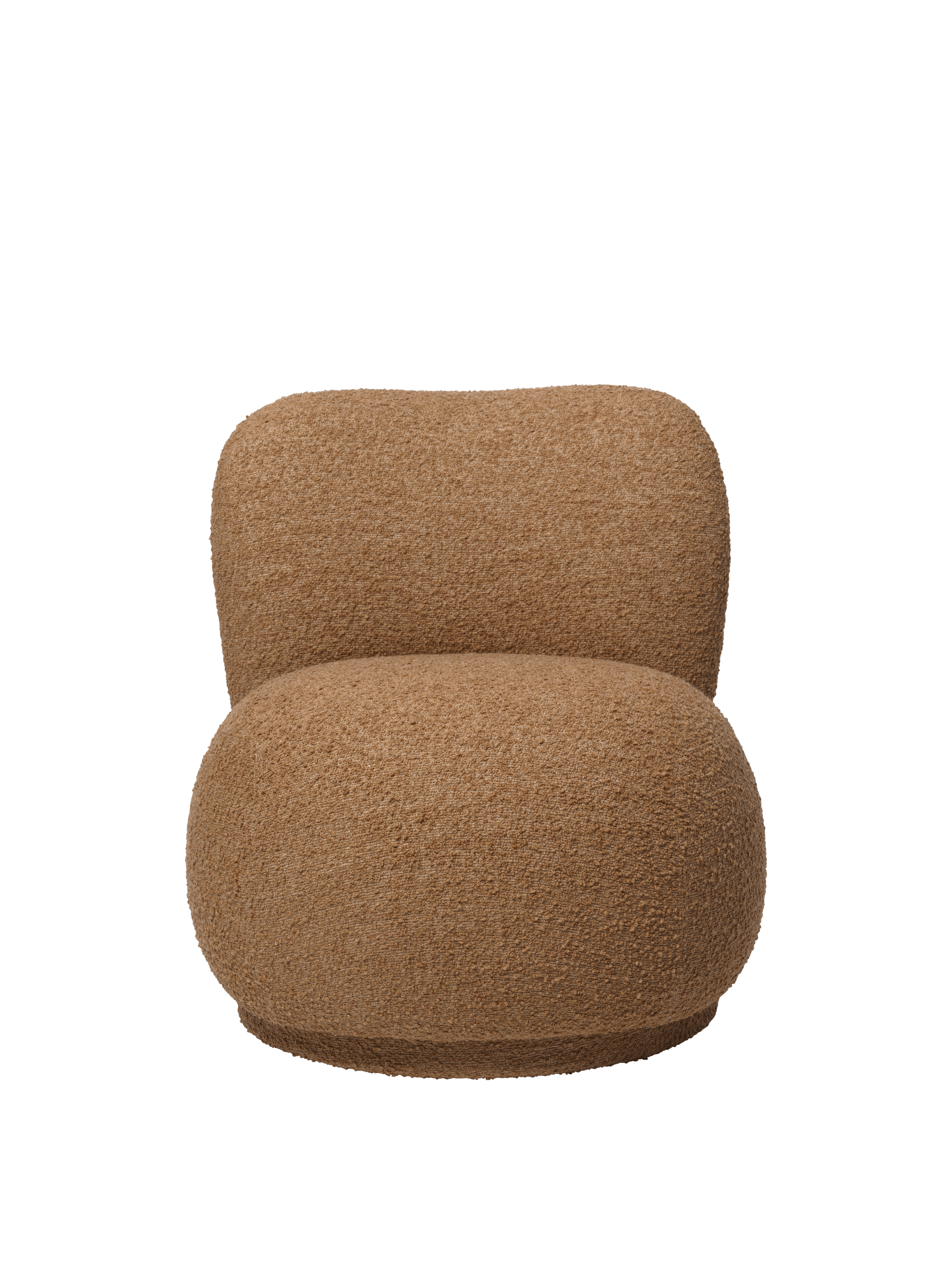 RICO PICCOLO LOUNGE Chair brown boucle
