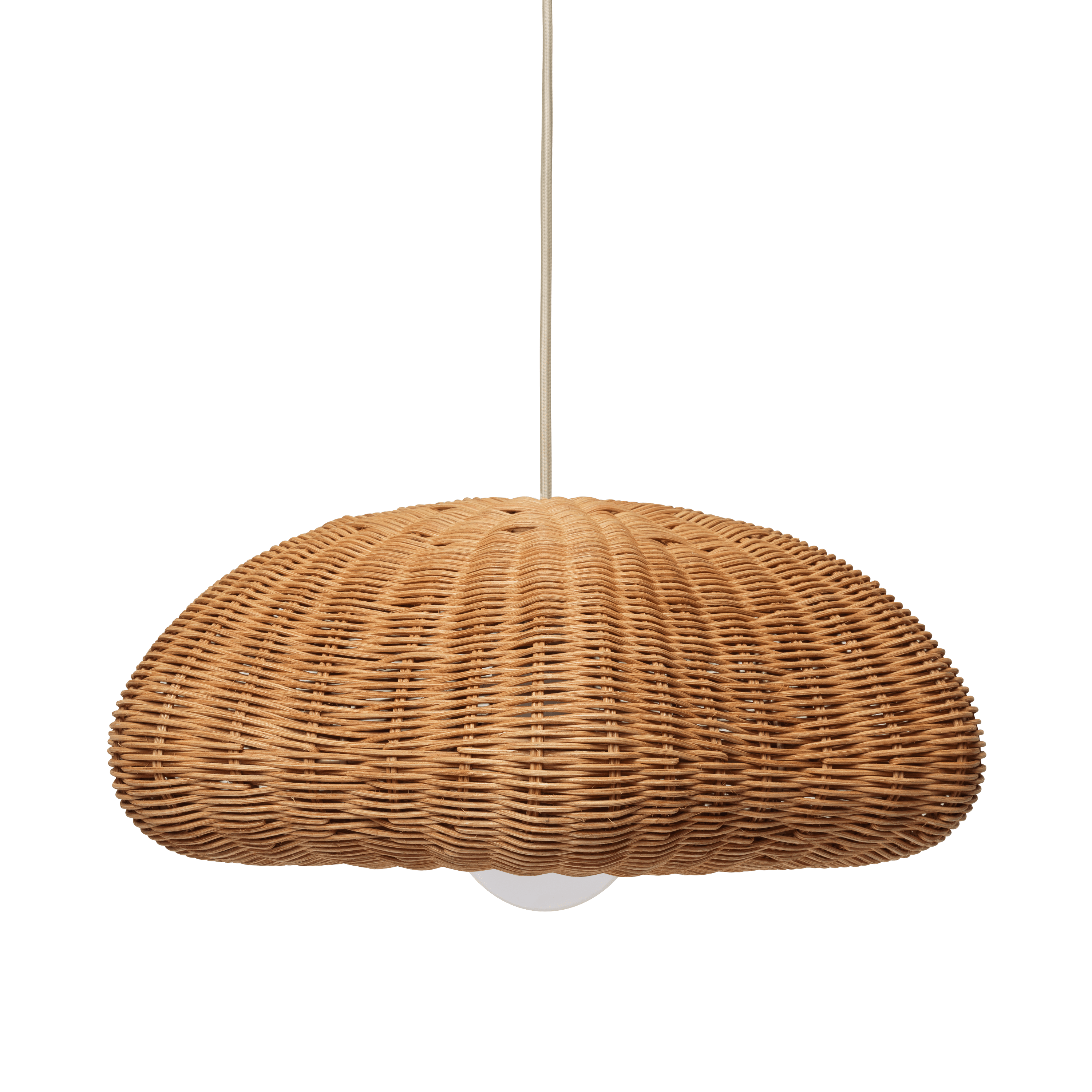 RIVAN geflochtener Rattanlampenschirm