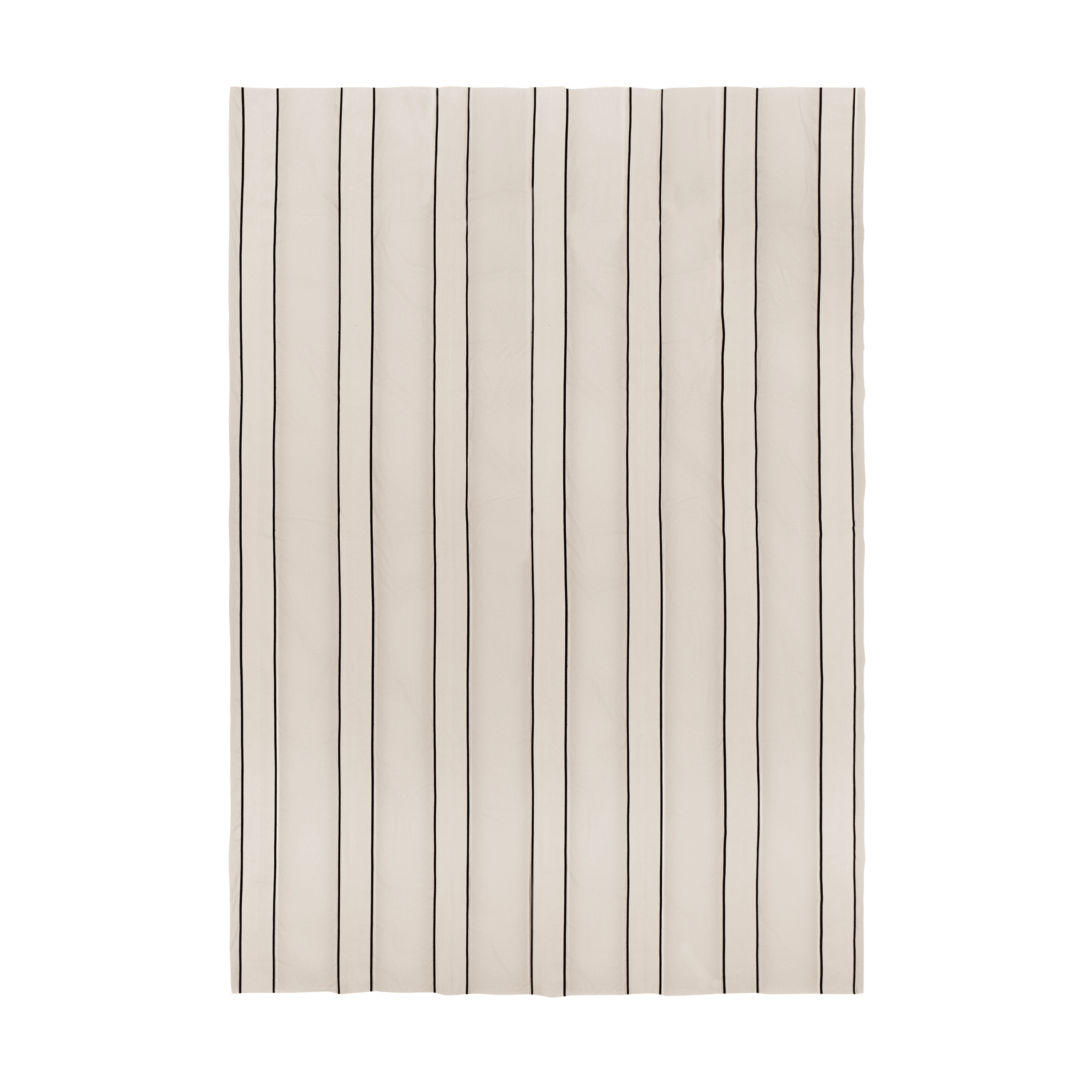 TWILL Duvet Cover Beige with Black