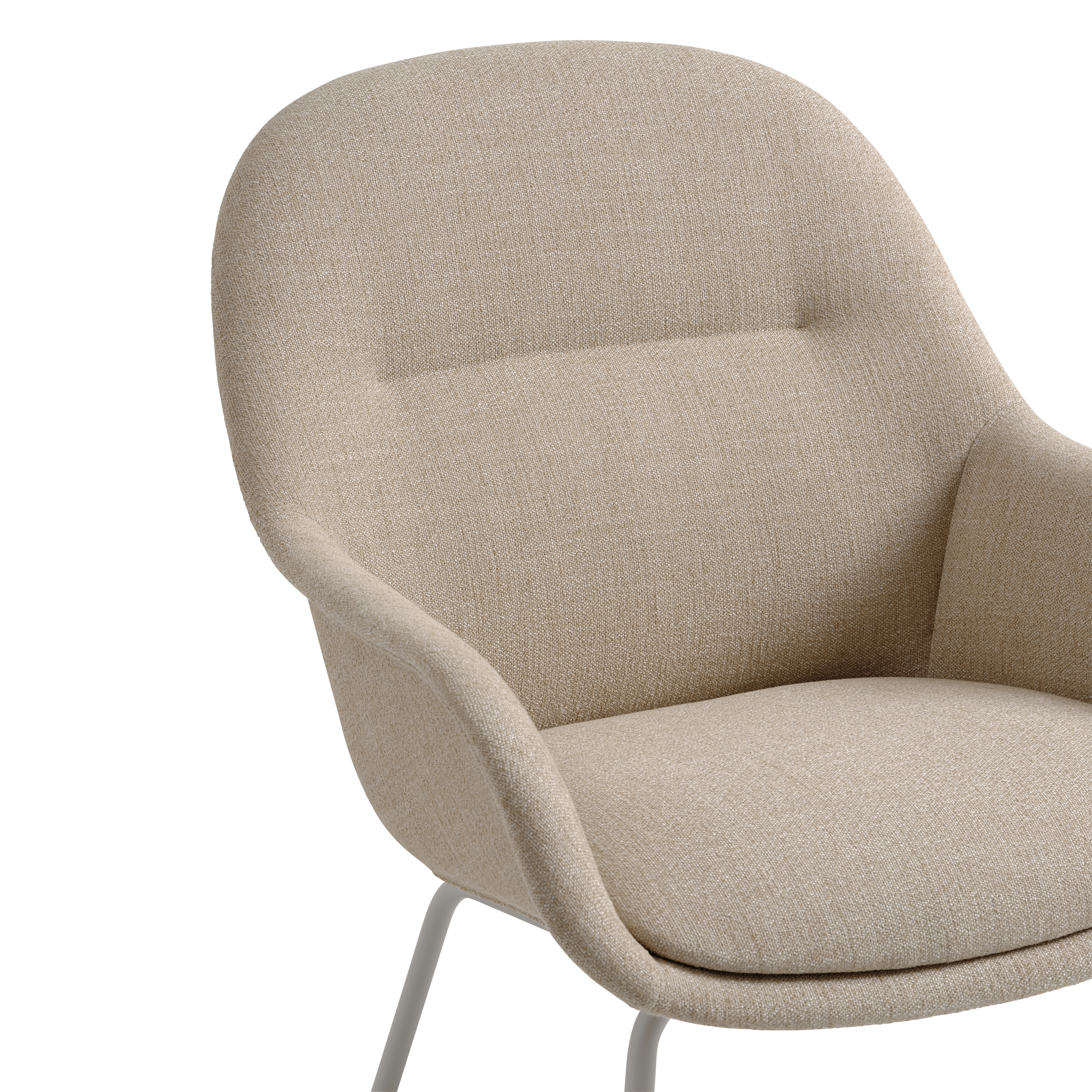 Personalized FIBER Armchair with Steel Base