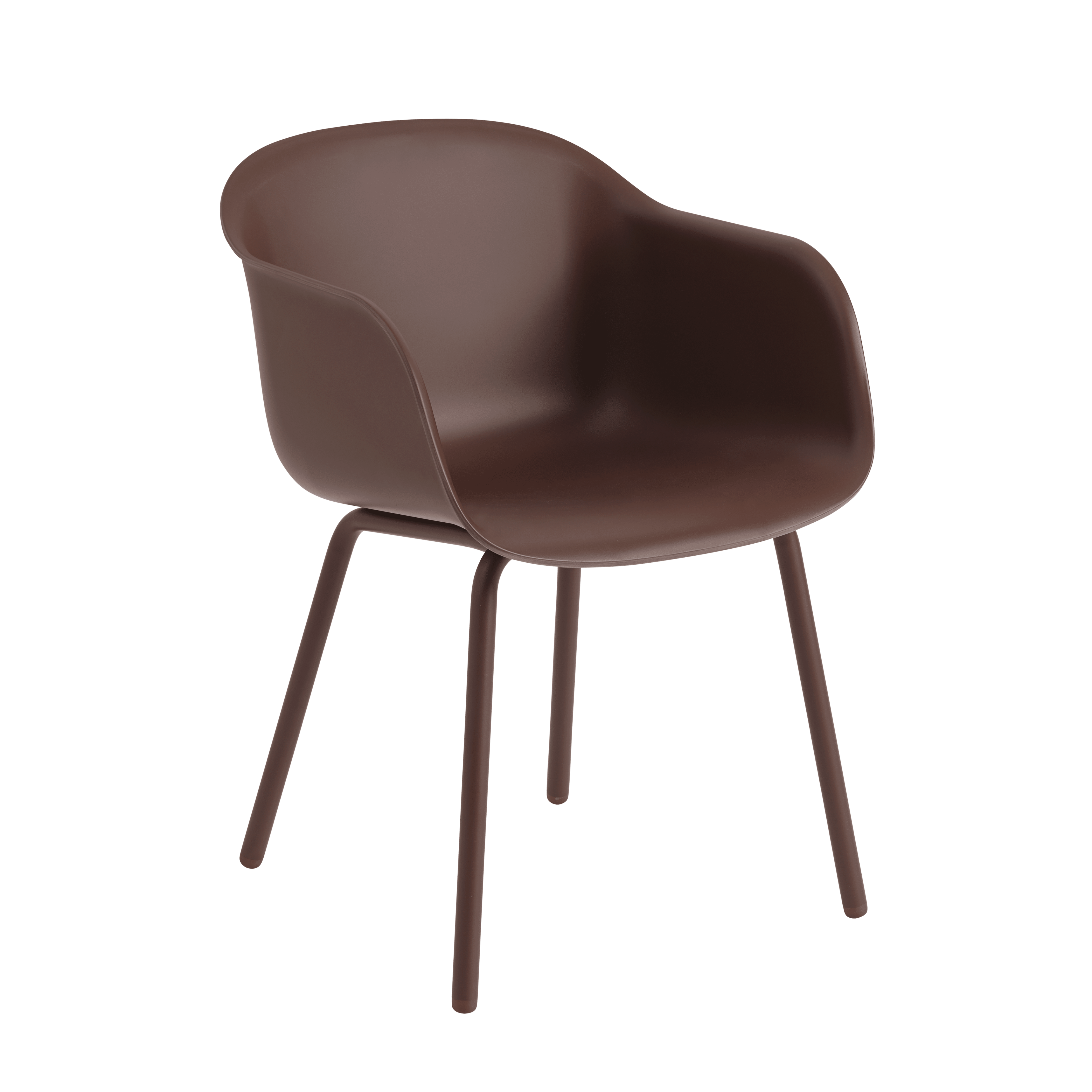 Brown Outdoor Armchair FIBER