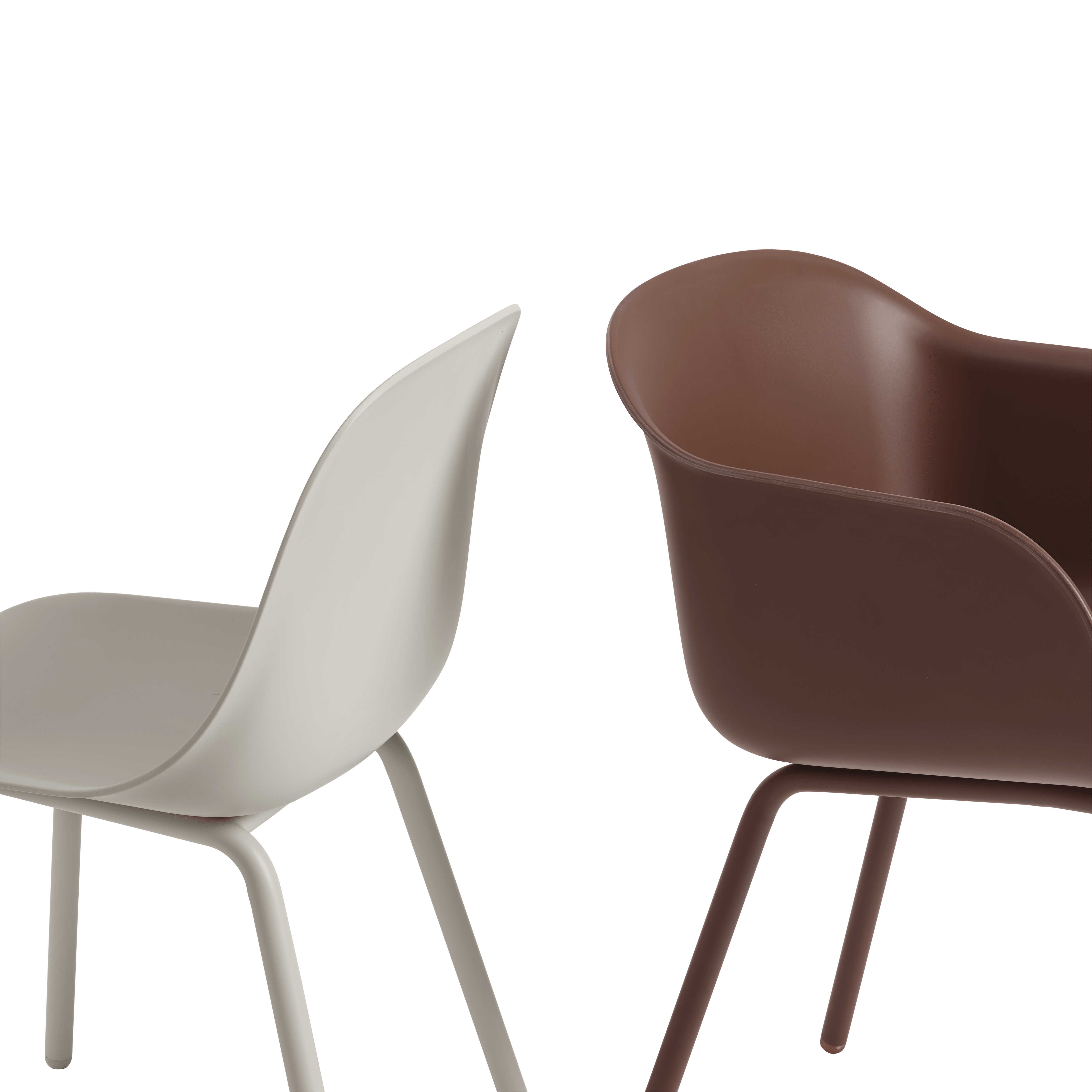 Brown Outdoor Armchair FIBER