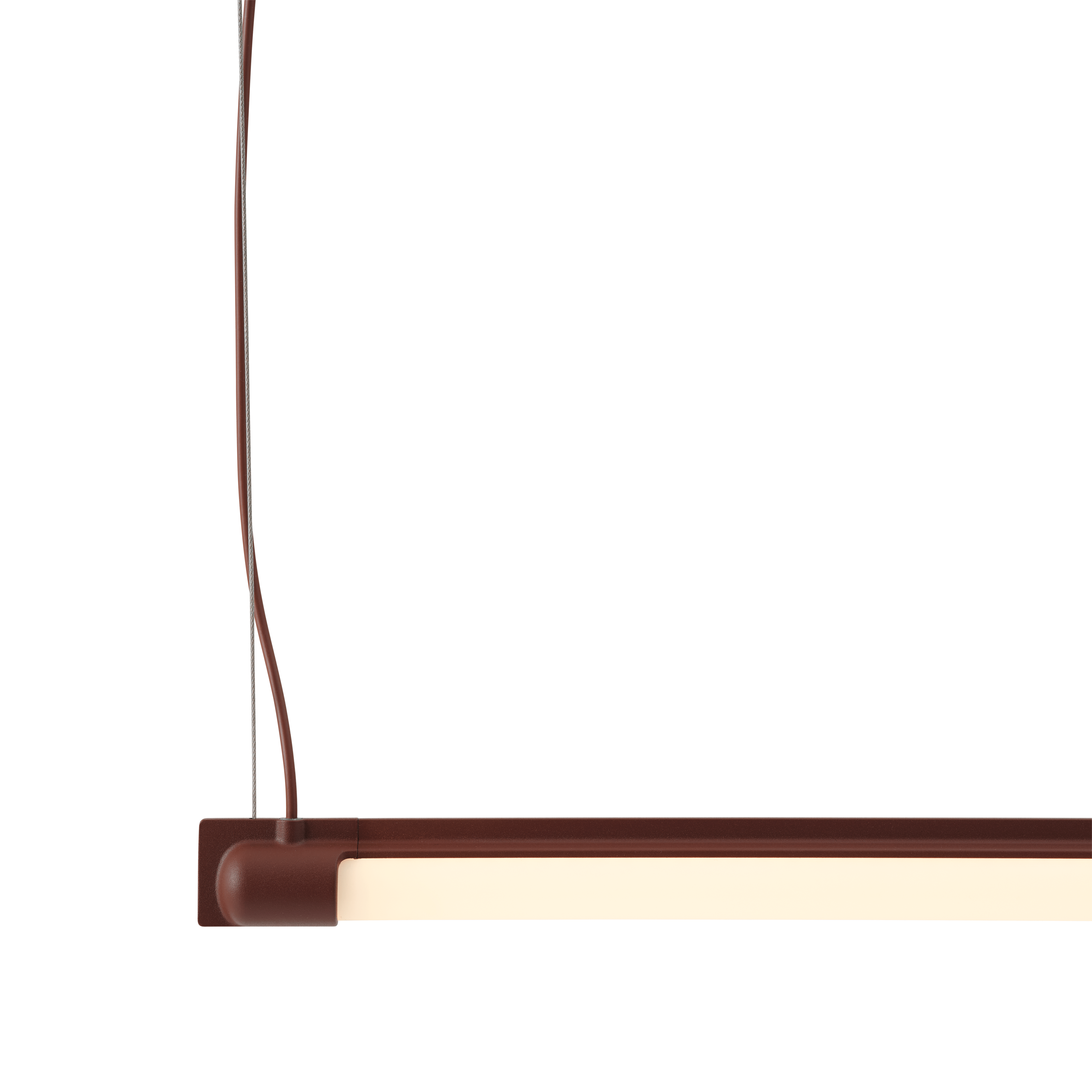 Lampa wisząca FINE bordowy