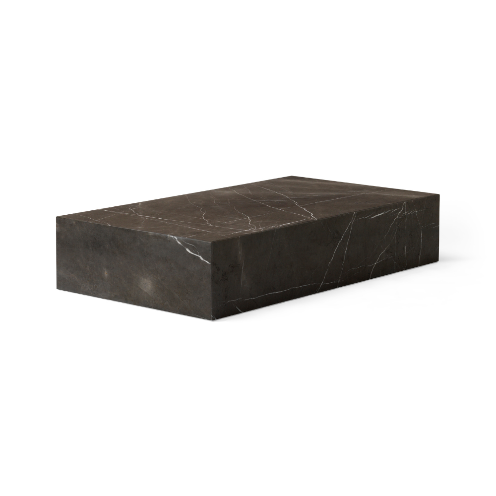 PLINTH GRAND coffee table brown marble
