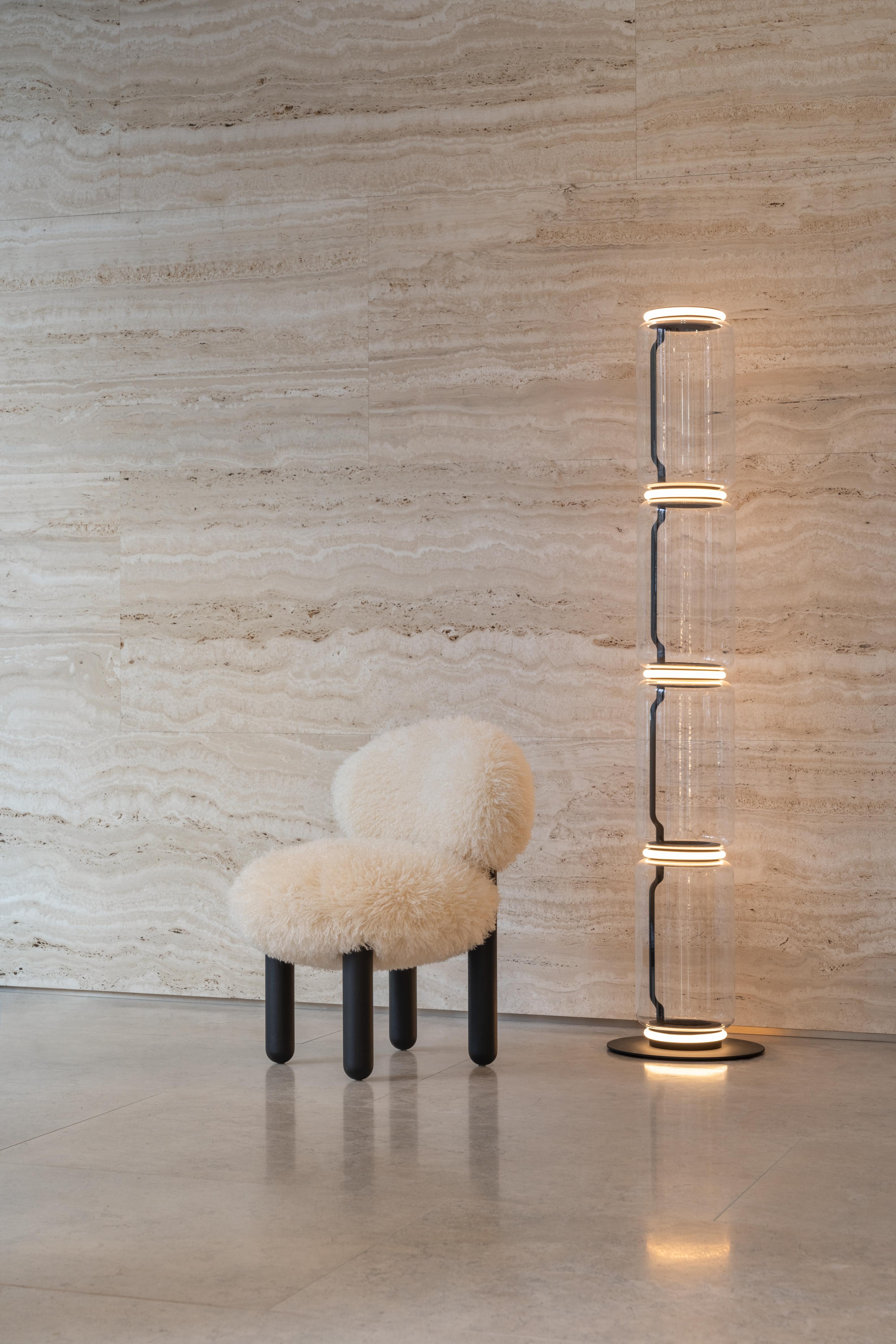 Stuhl FLOCK CS2 - FLUFFY EDITION Kunstfell