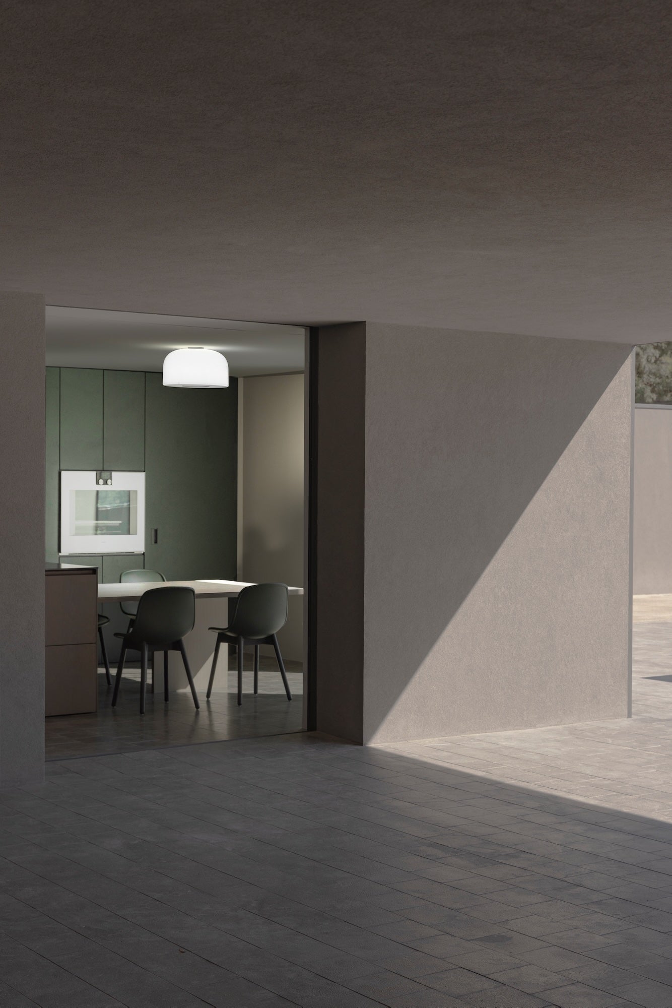 Deckenleuchte BELLHOP GLASS weiß