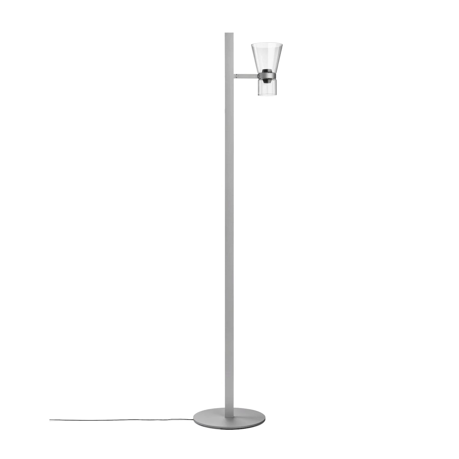 Stehlampe NOCTURNE F1 CONE silber