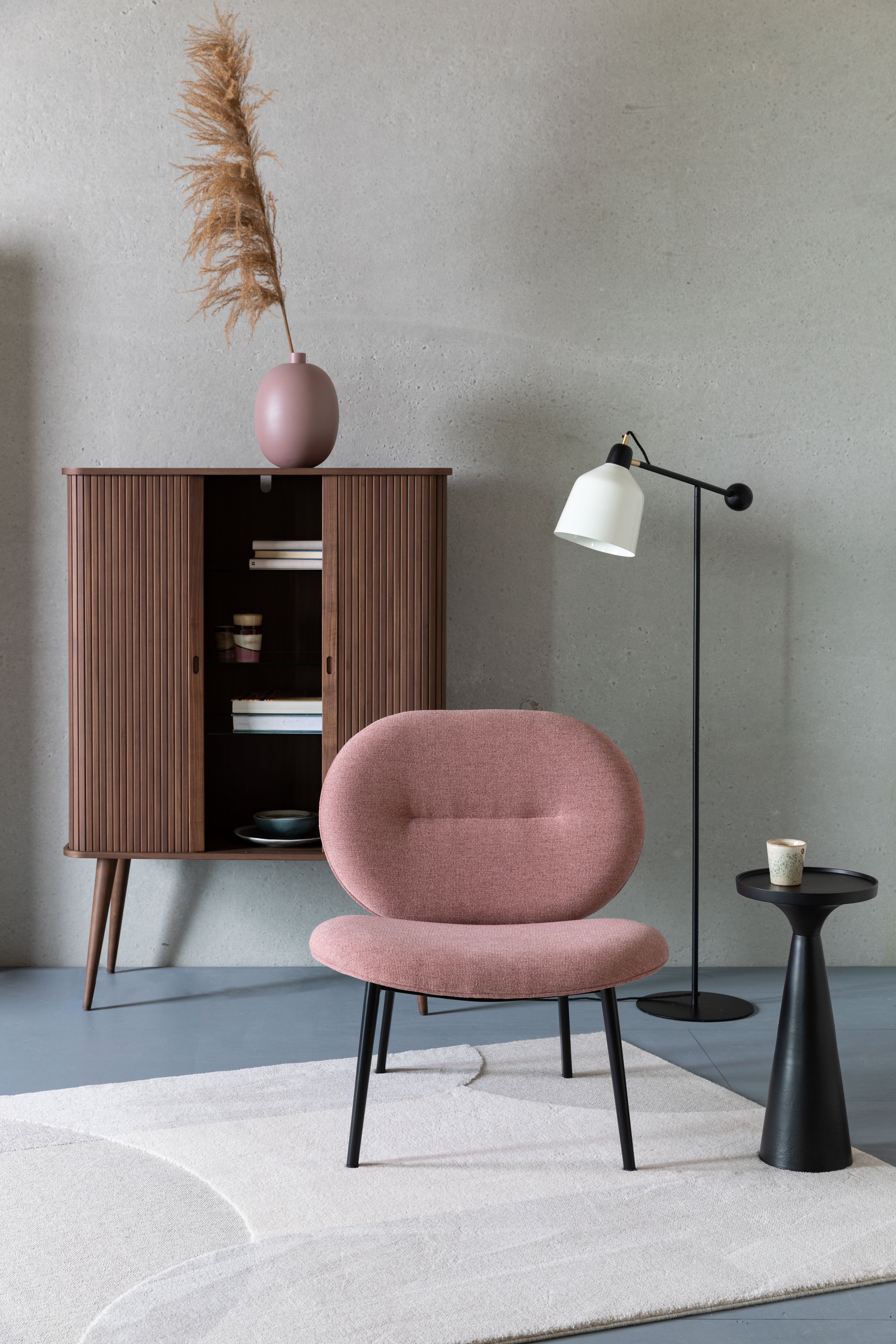 FLOSS Black Side Table