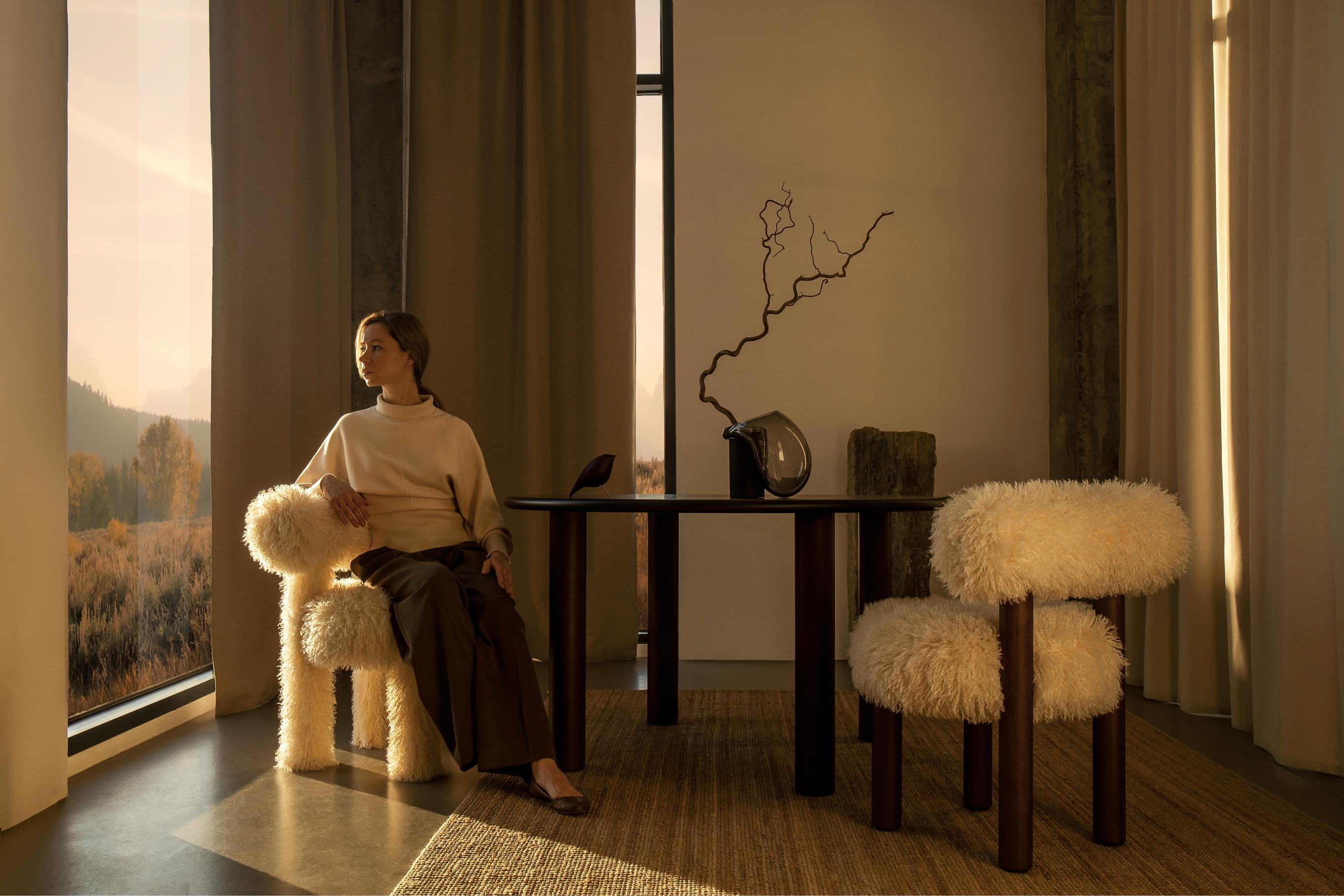 Stuhl GROPIUS CS1 - FLUFFY EDITION Kunstfell