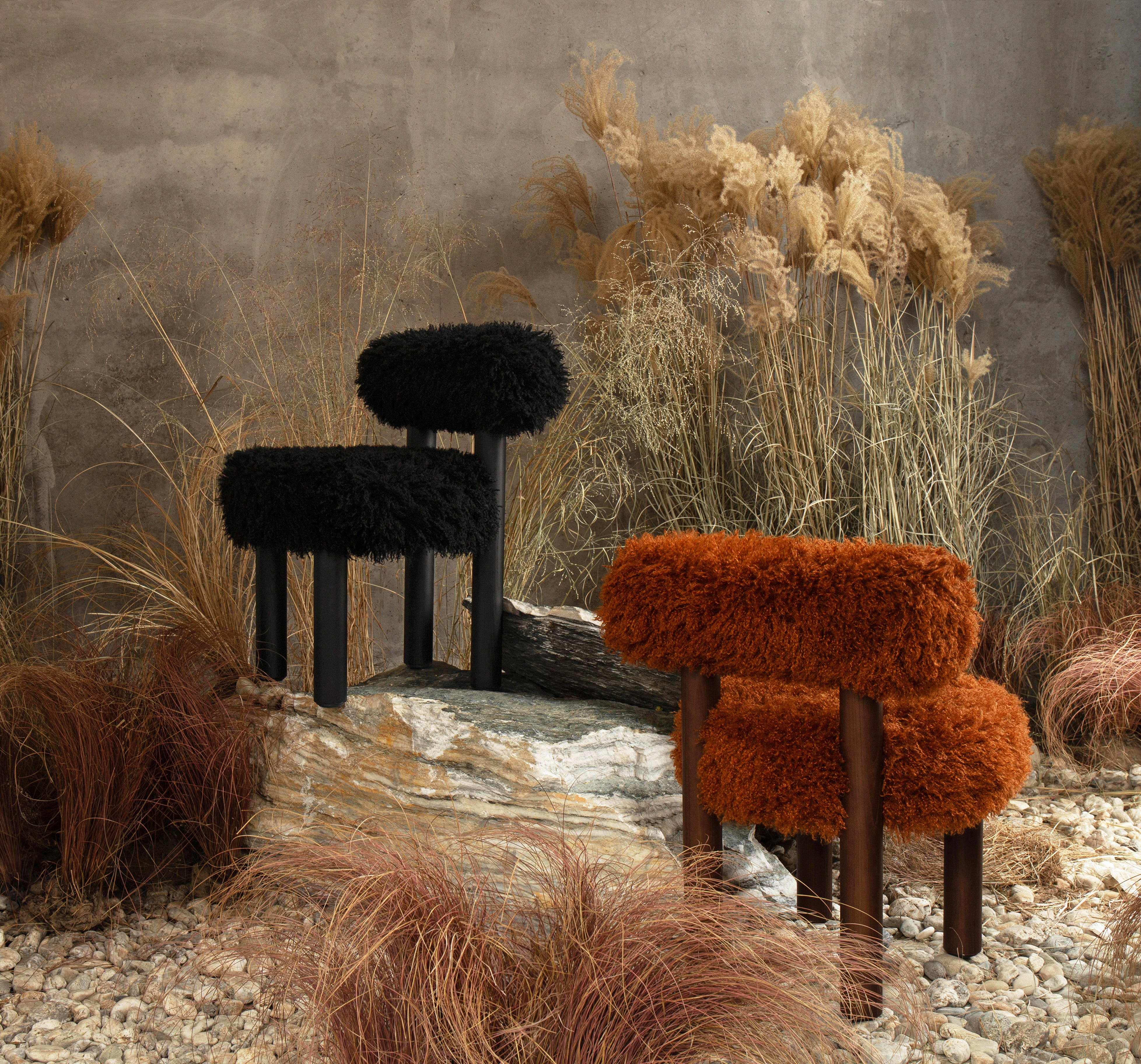 GROPIUS CS2 Chair - FLUFFY EDITION artificial fur