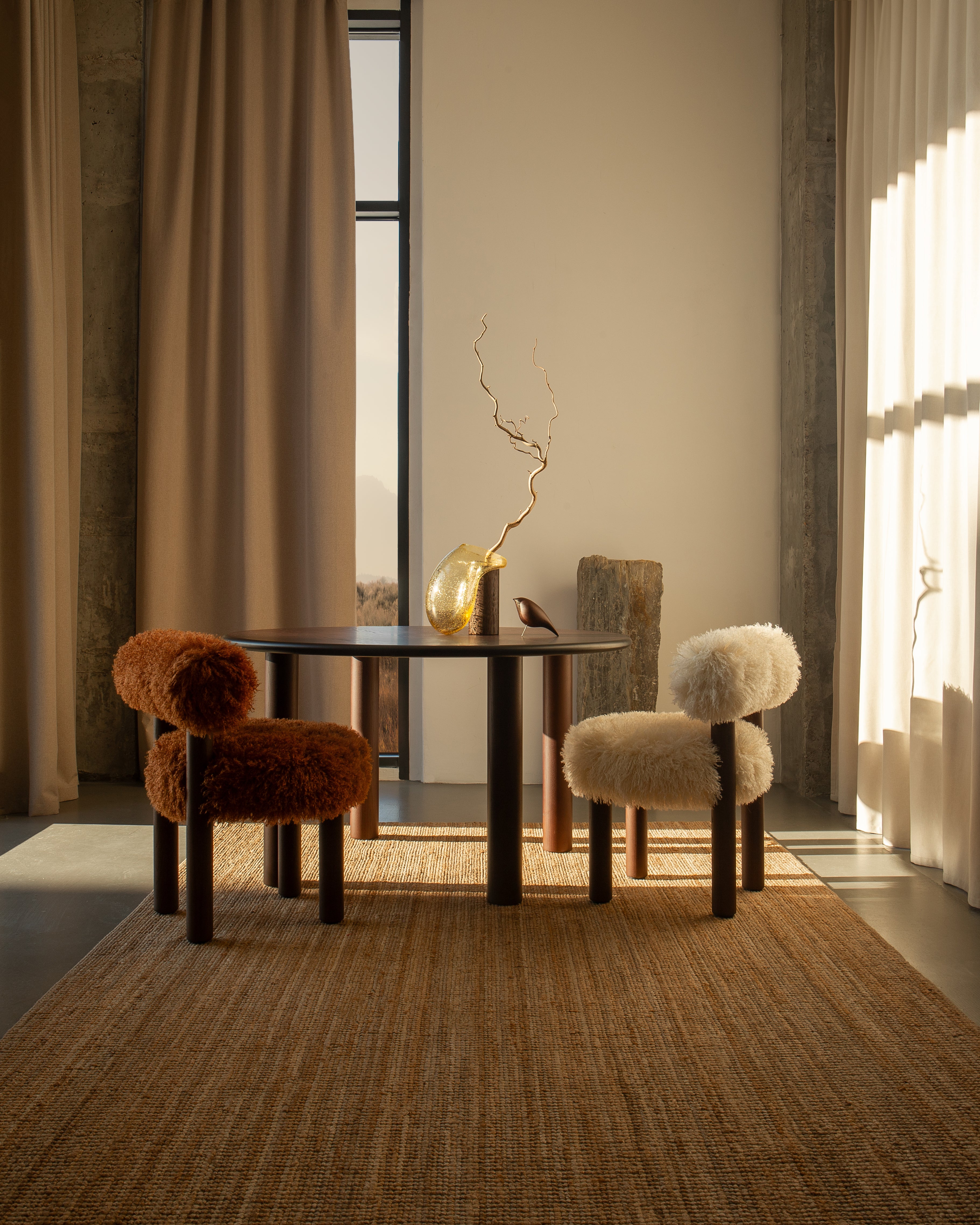 GROPIUS CS2 Chair - FLUFFY EDITION artificial fur