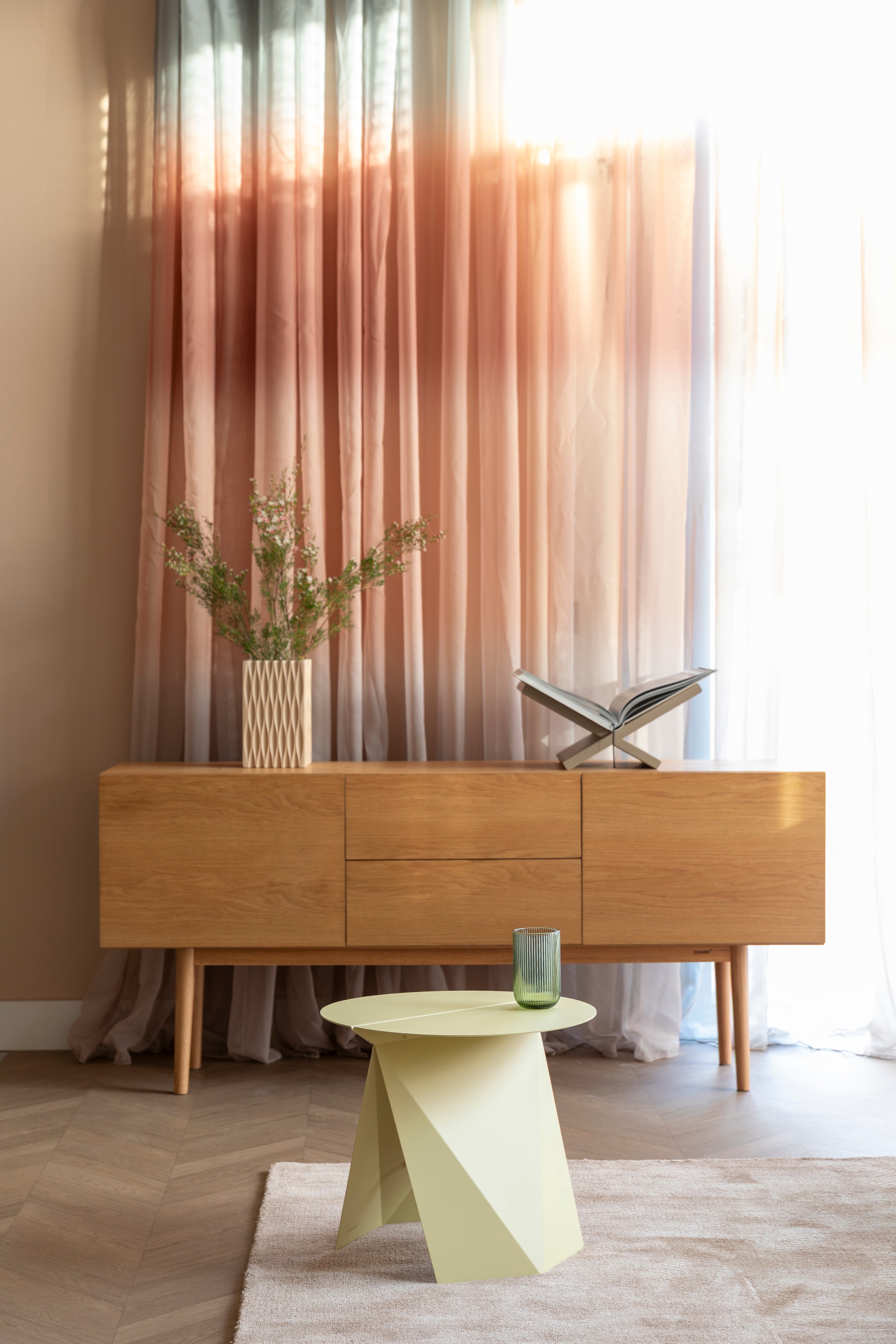 Beistelltisch FOLDY gelb