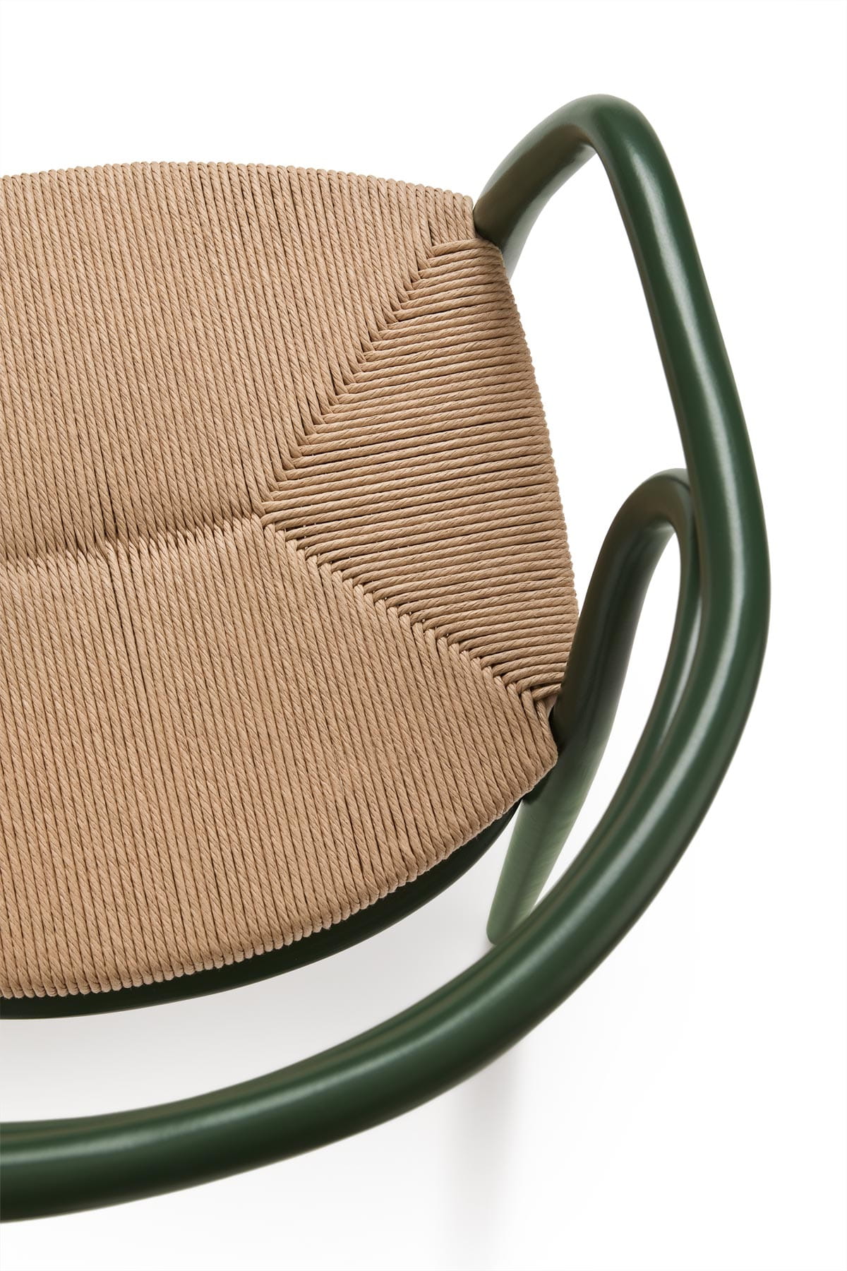 Nodo Corda B-1404 armchair beech wood with a braided seat [Julia]