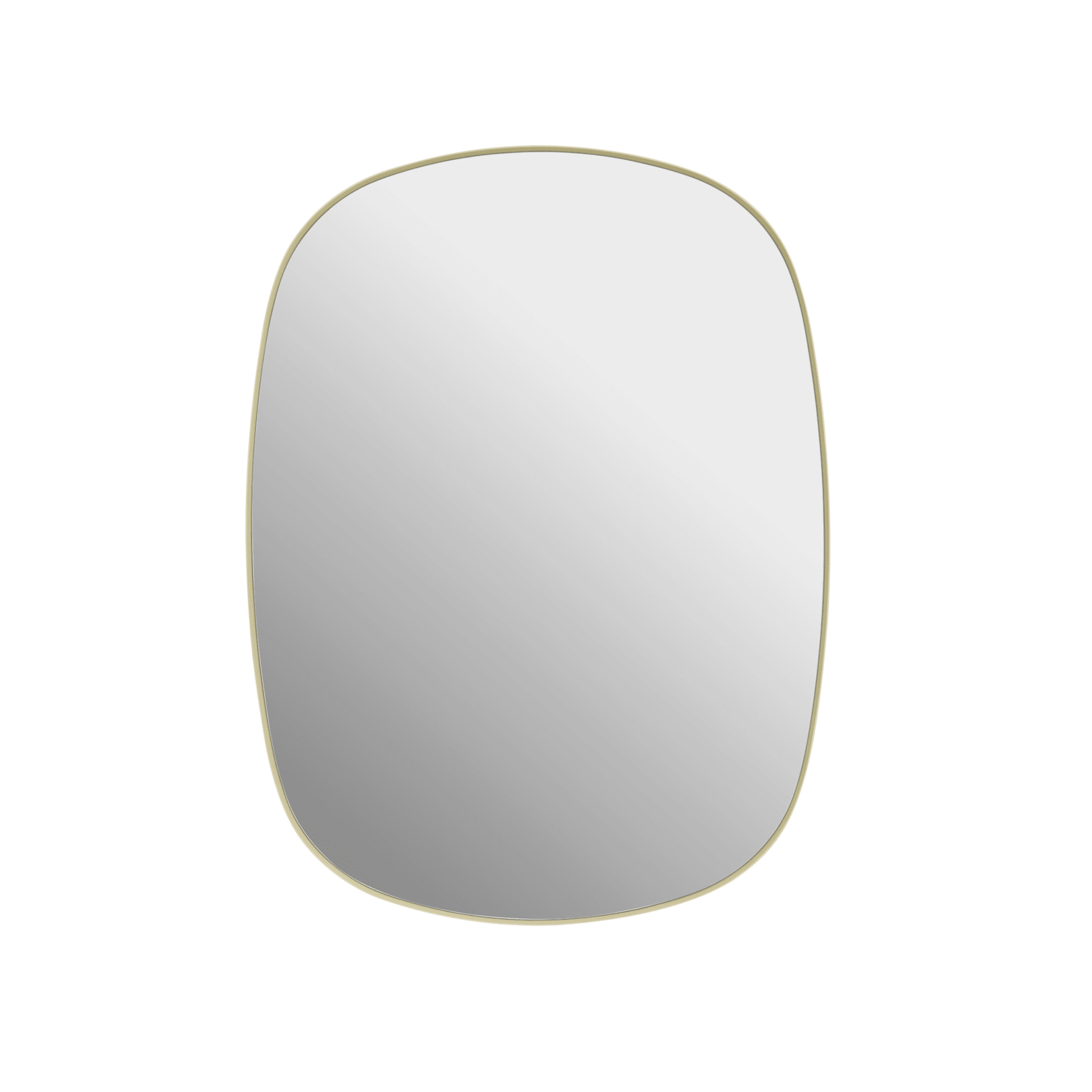 FRAMED mirror bright yellow frame