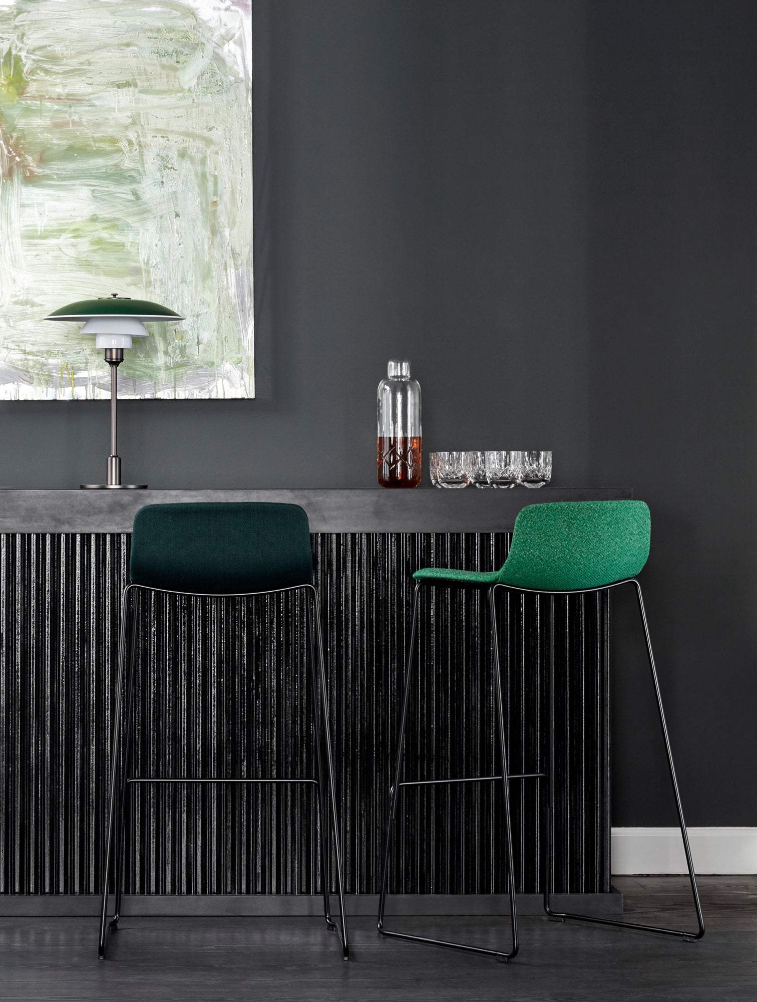 Tischlampe PH 3½-2½ grün