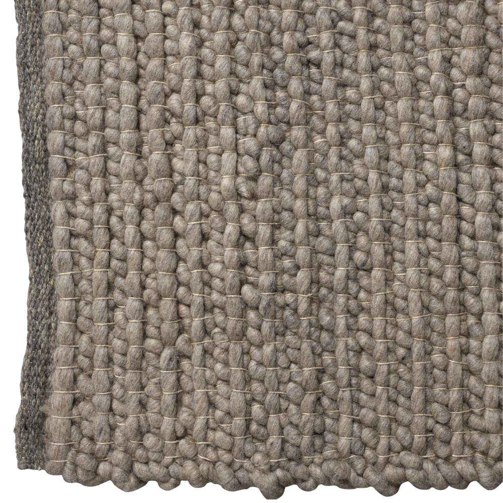 Funo dunkler beige Teppich