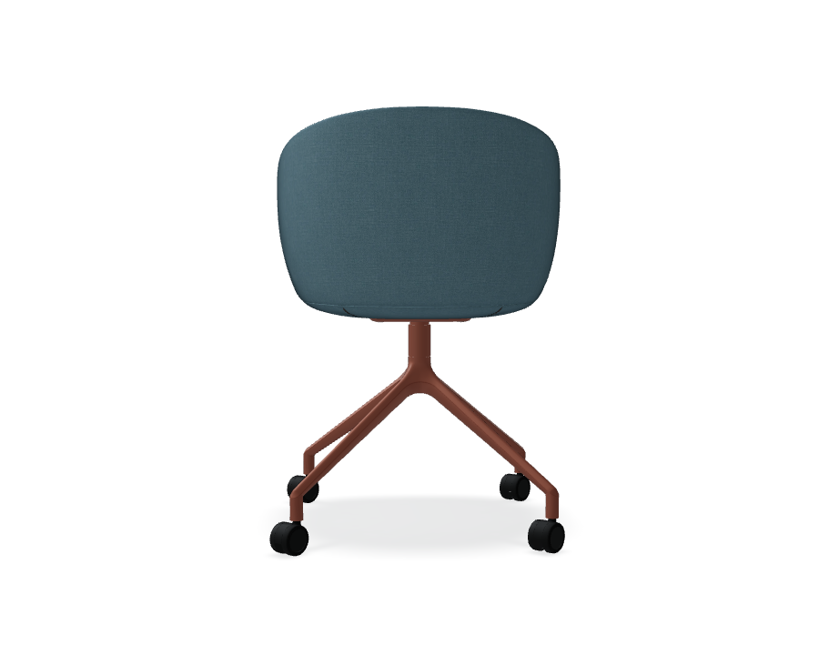 Grace swivel chair aluminum base with wheels