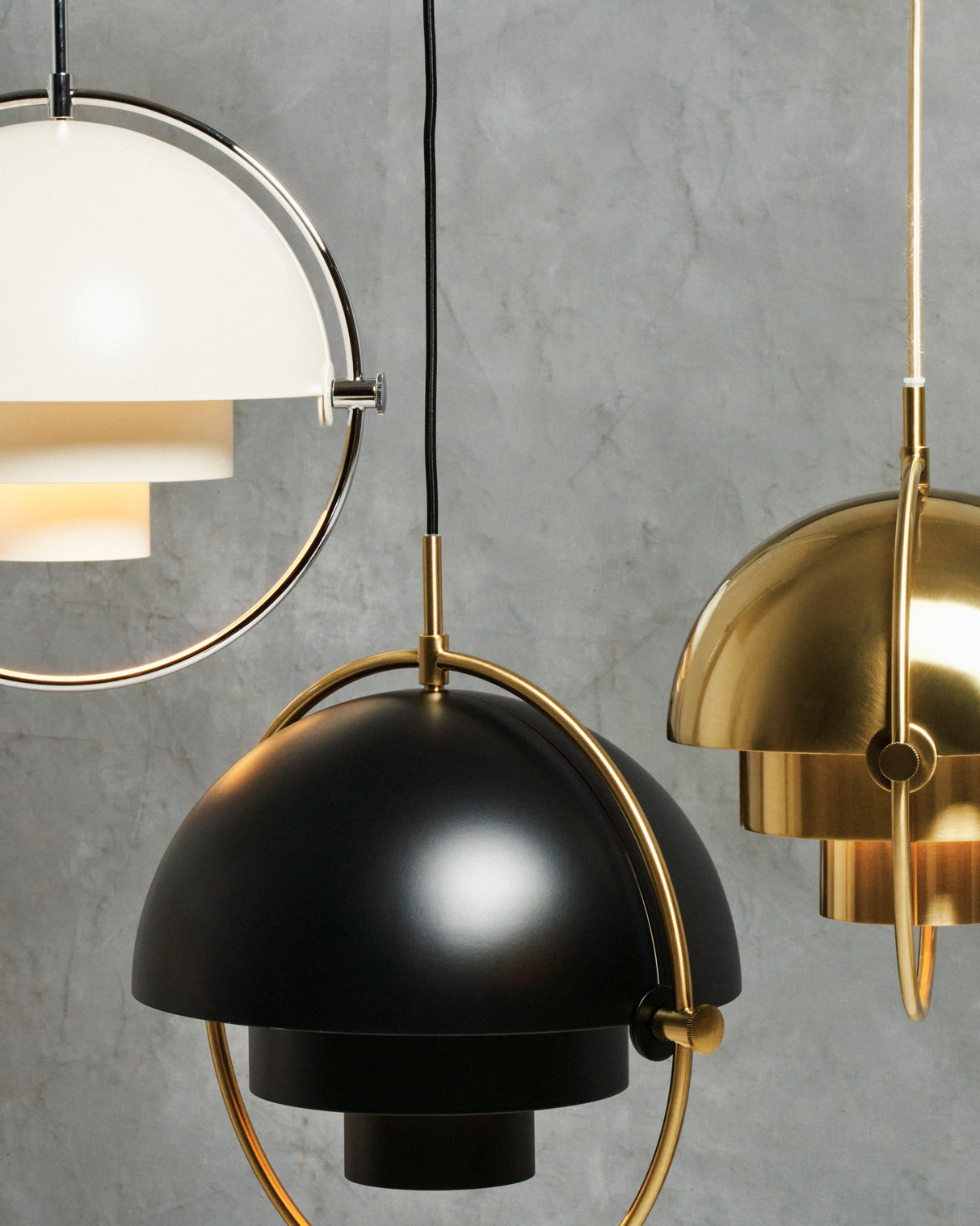 MULTI-LITE Chrom-Pendelleuchte
