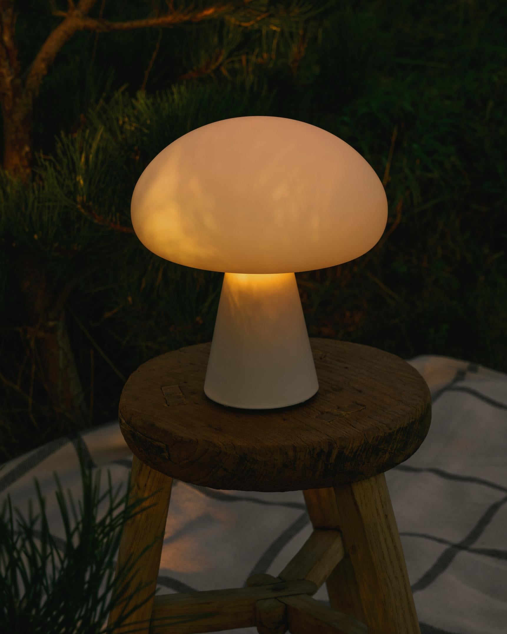 Tragbare Lampe OBELLO mattes Glas