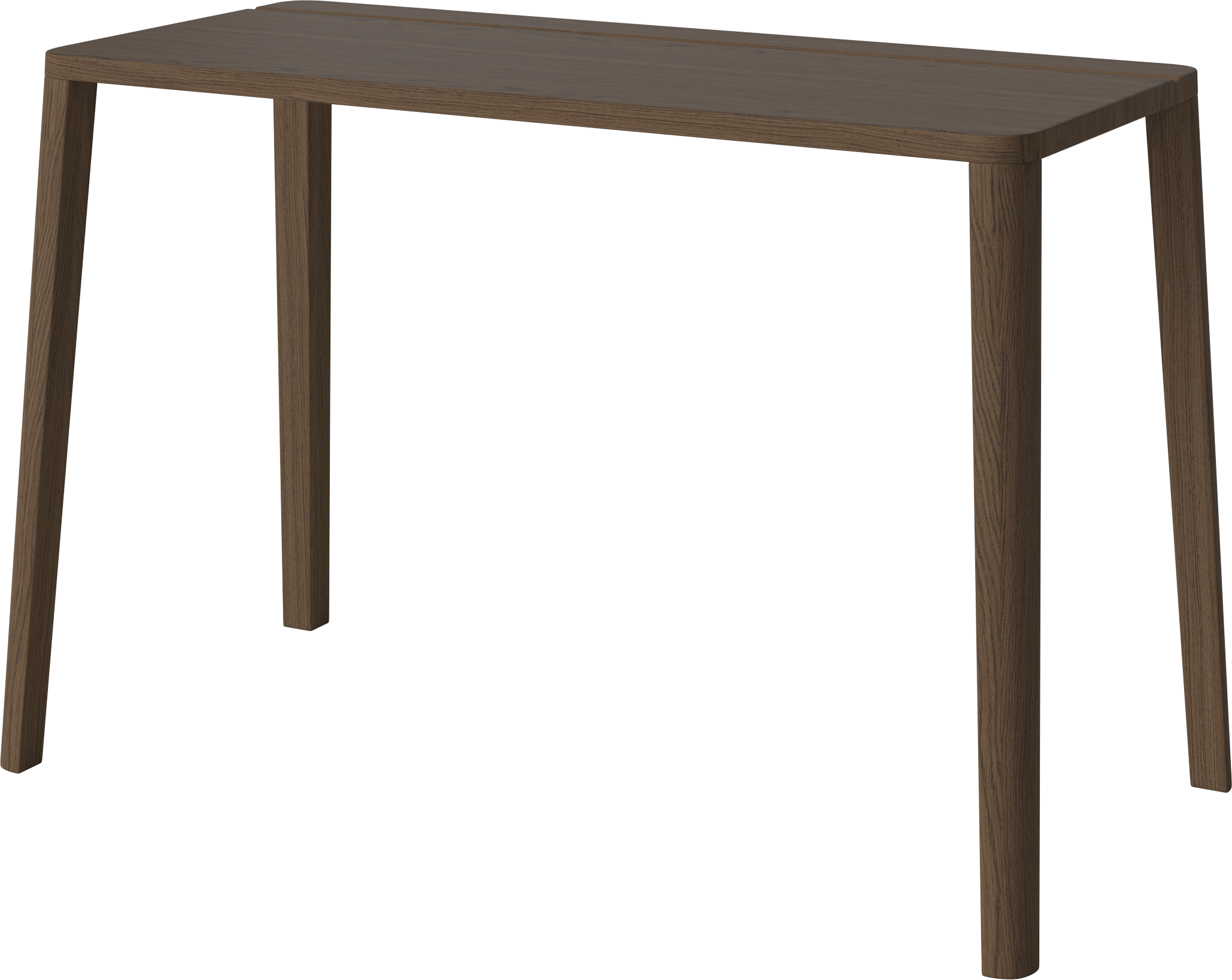 Graceful desk dark oak wood