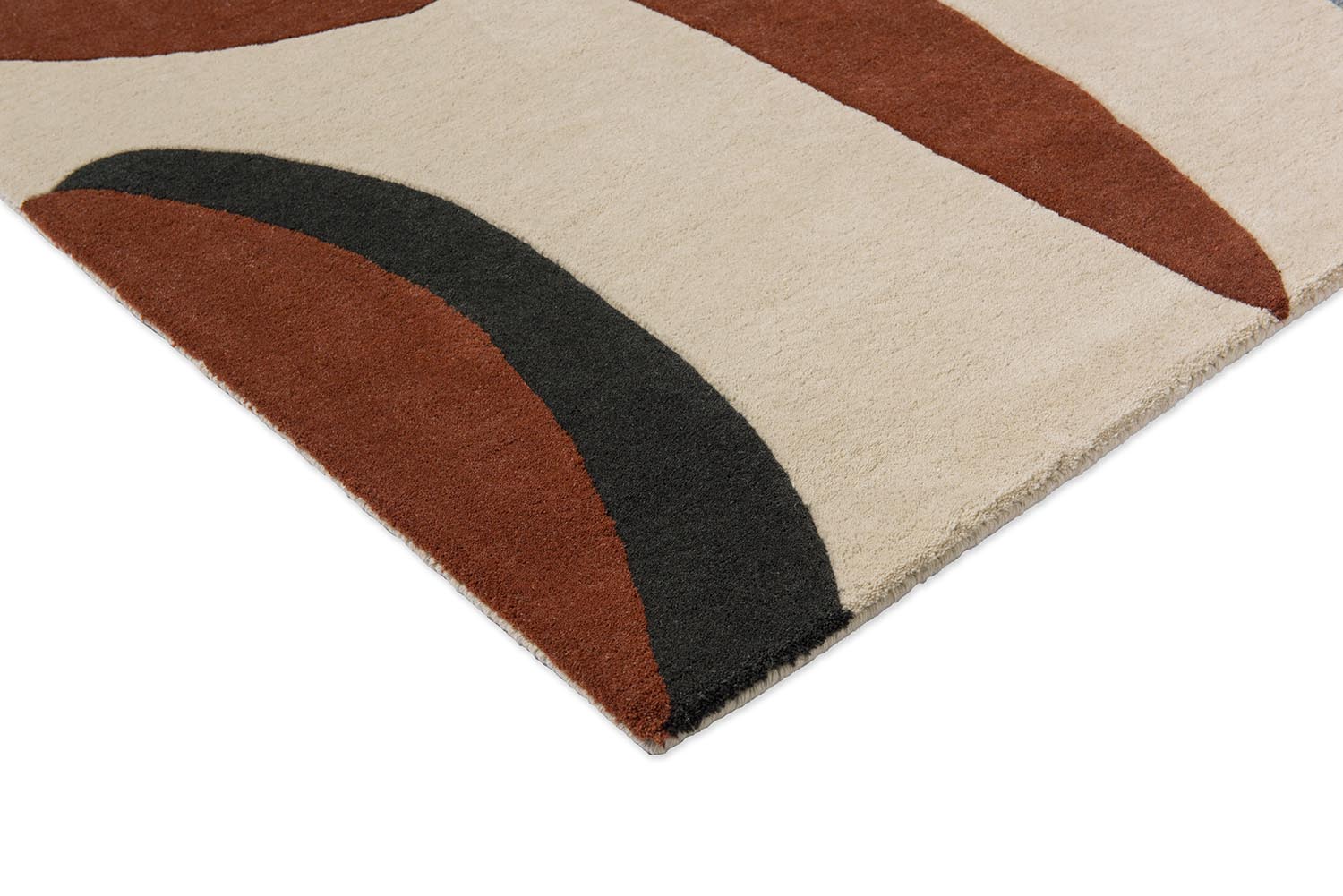 TORILLO CORNFLOWER WALNUT rug beige-brown
