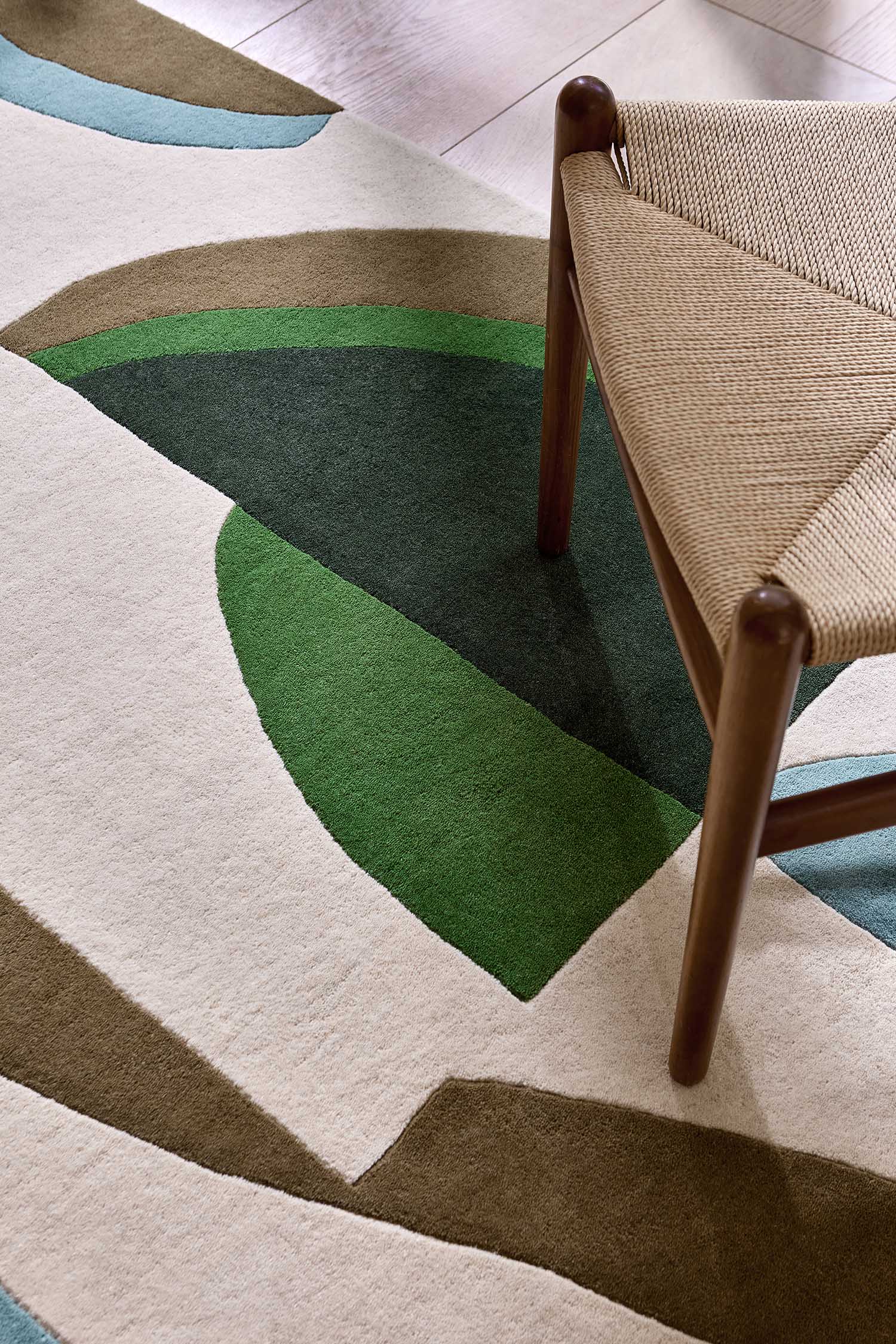 TORILLO EMERALD AZUL Teppich beige-grün