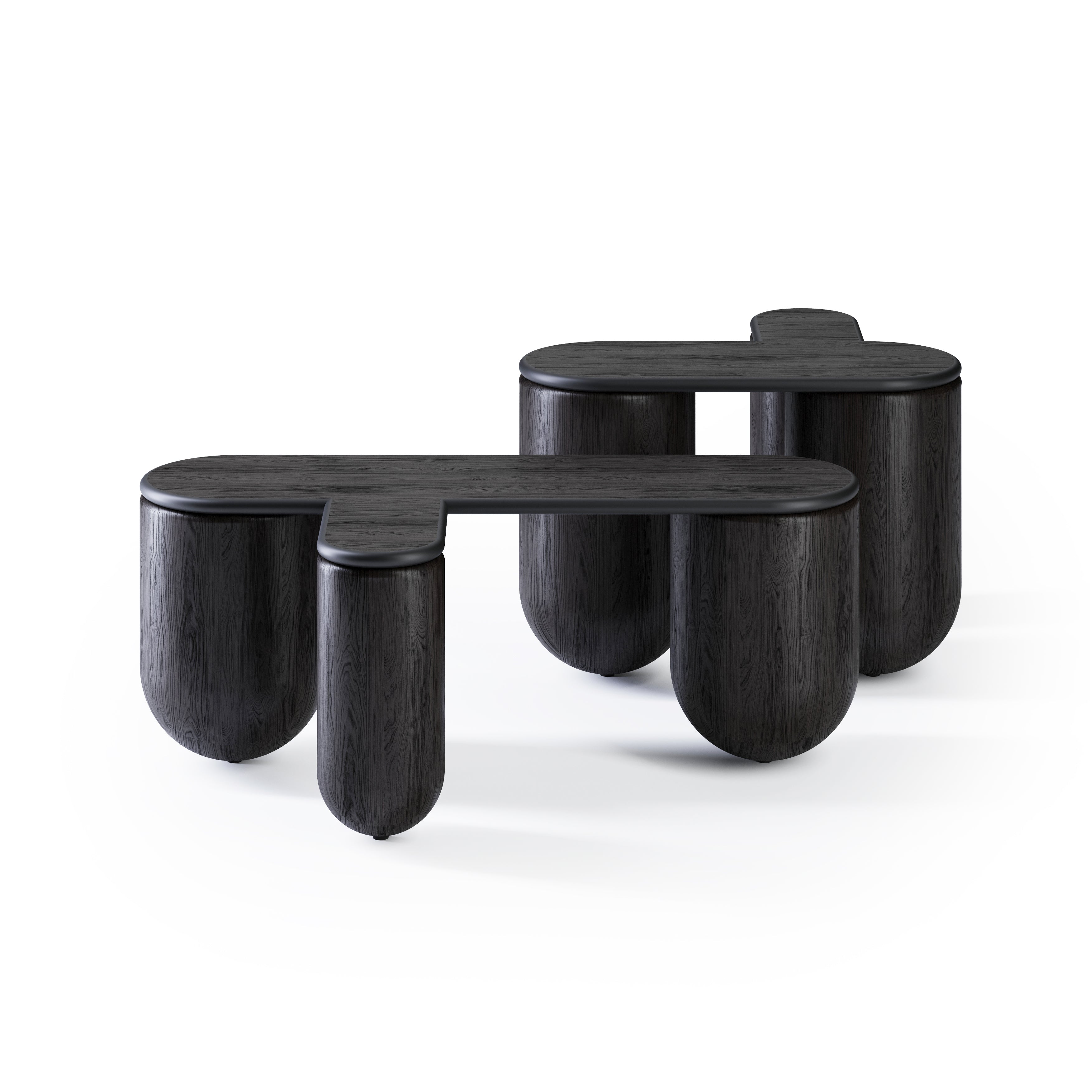 Kaffeetisch HELLO 3 aus Eschenholz