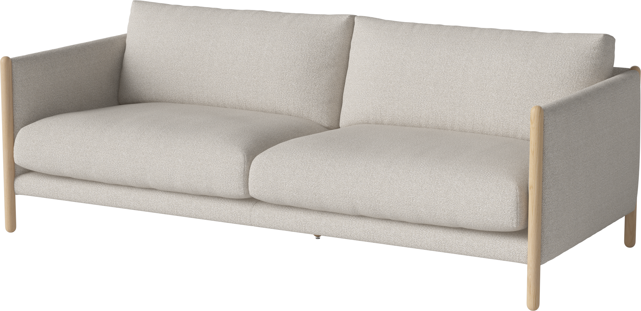 2.5-person sofa Hayden white