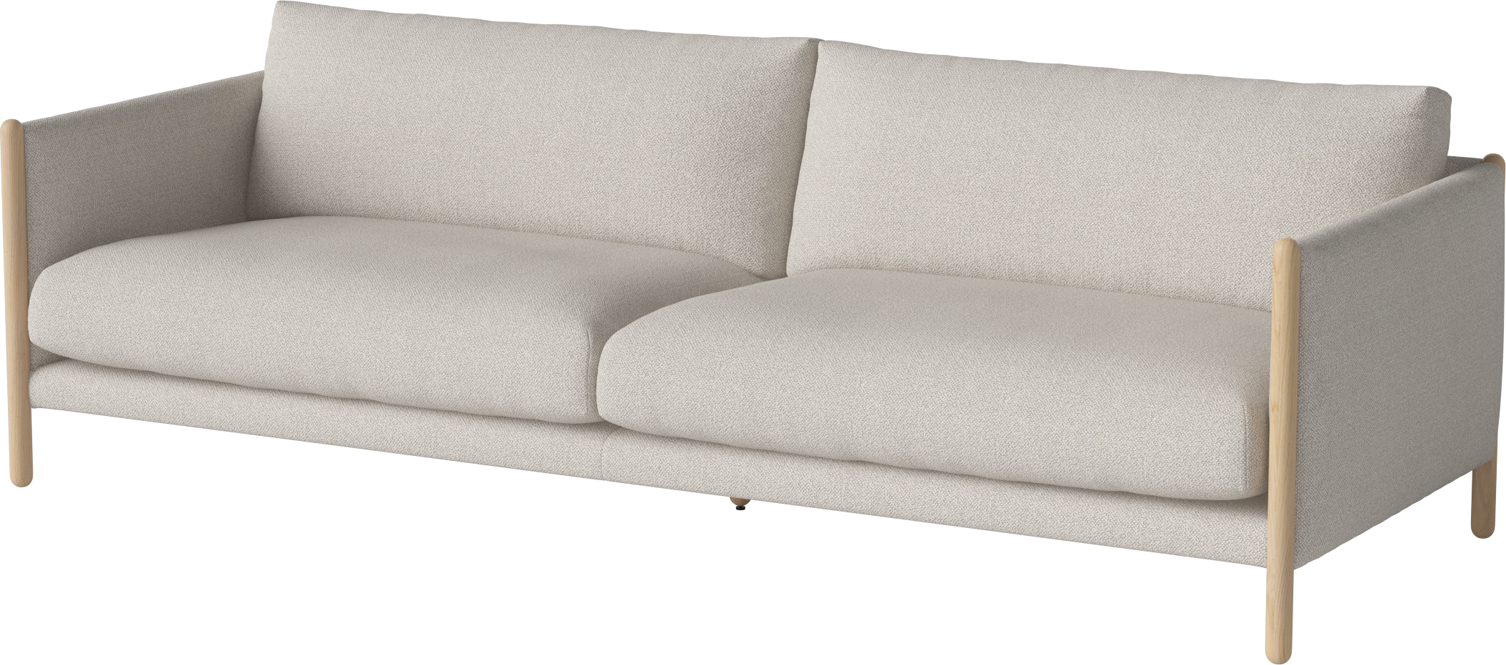 3-person sofa Hayden whiten base