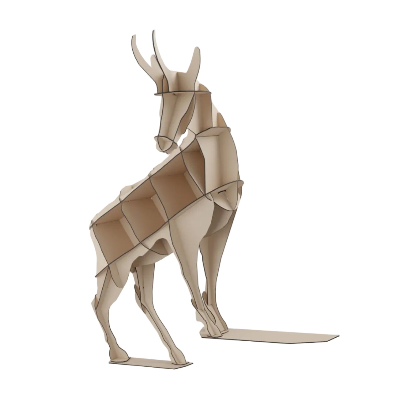 Wandregal HORACE in Beige