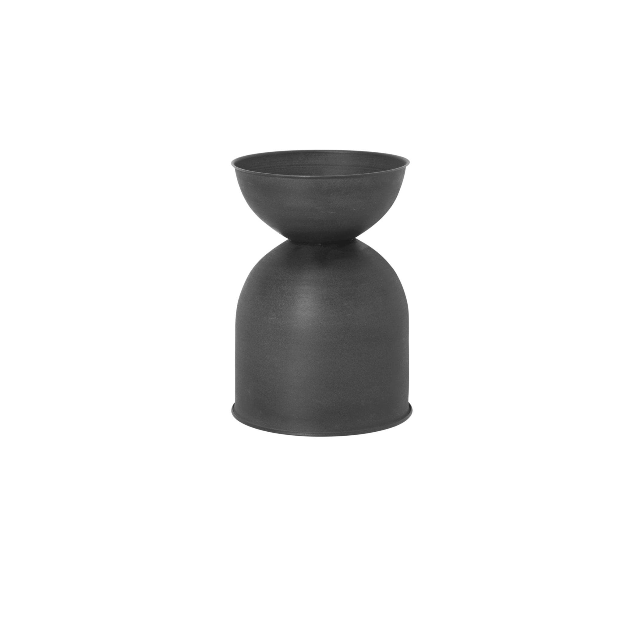 Hourglass Pot Black