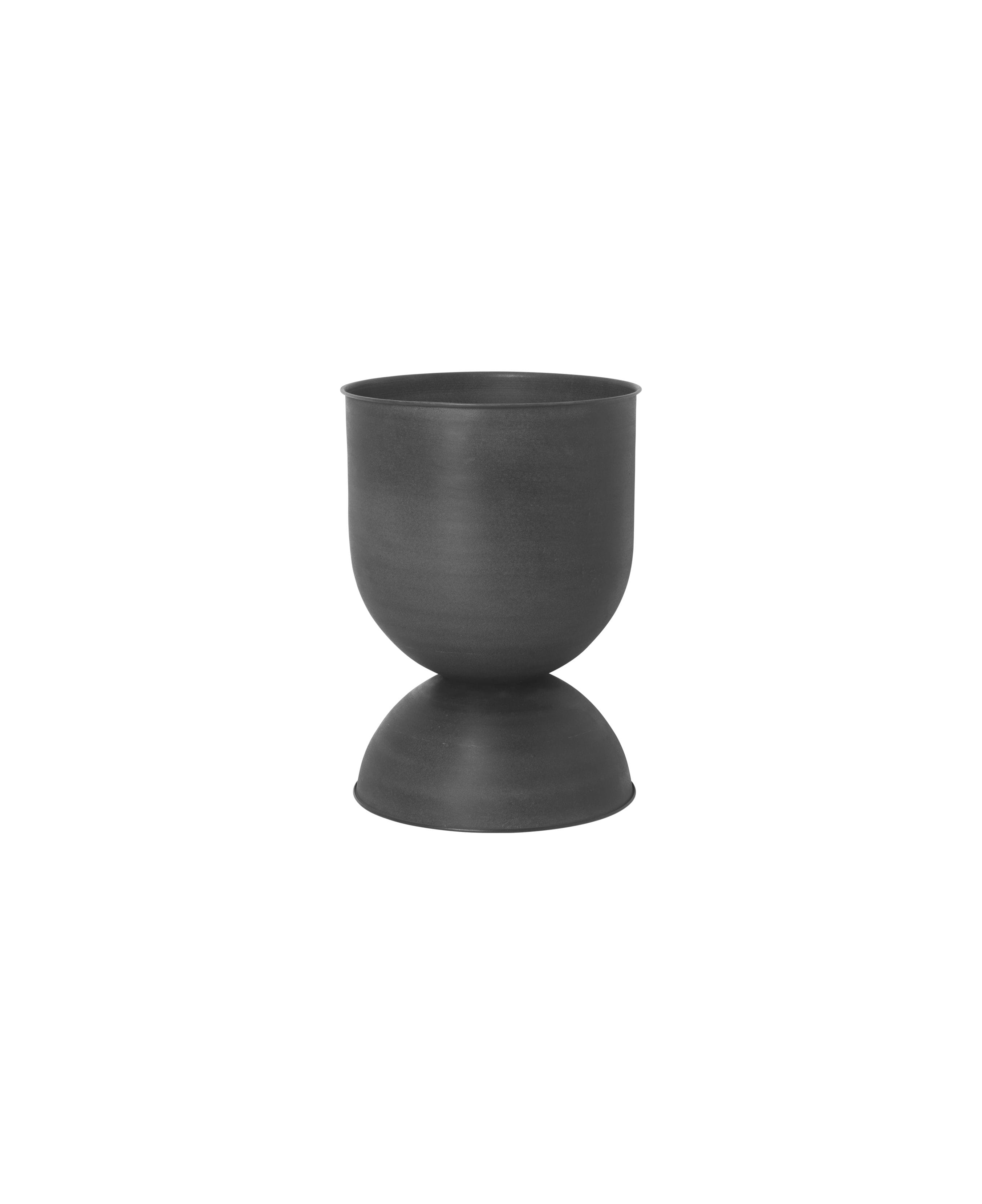 Hourglass Pot Black