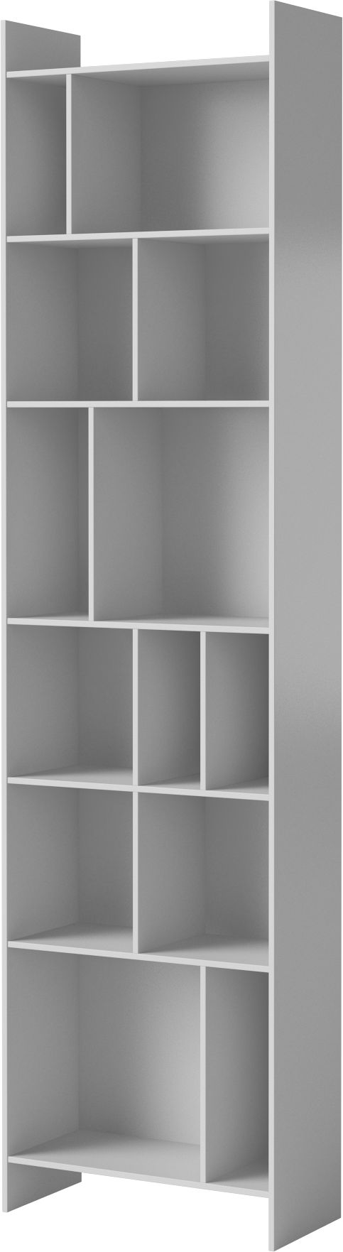 House bookcase gray veneer