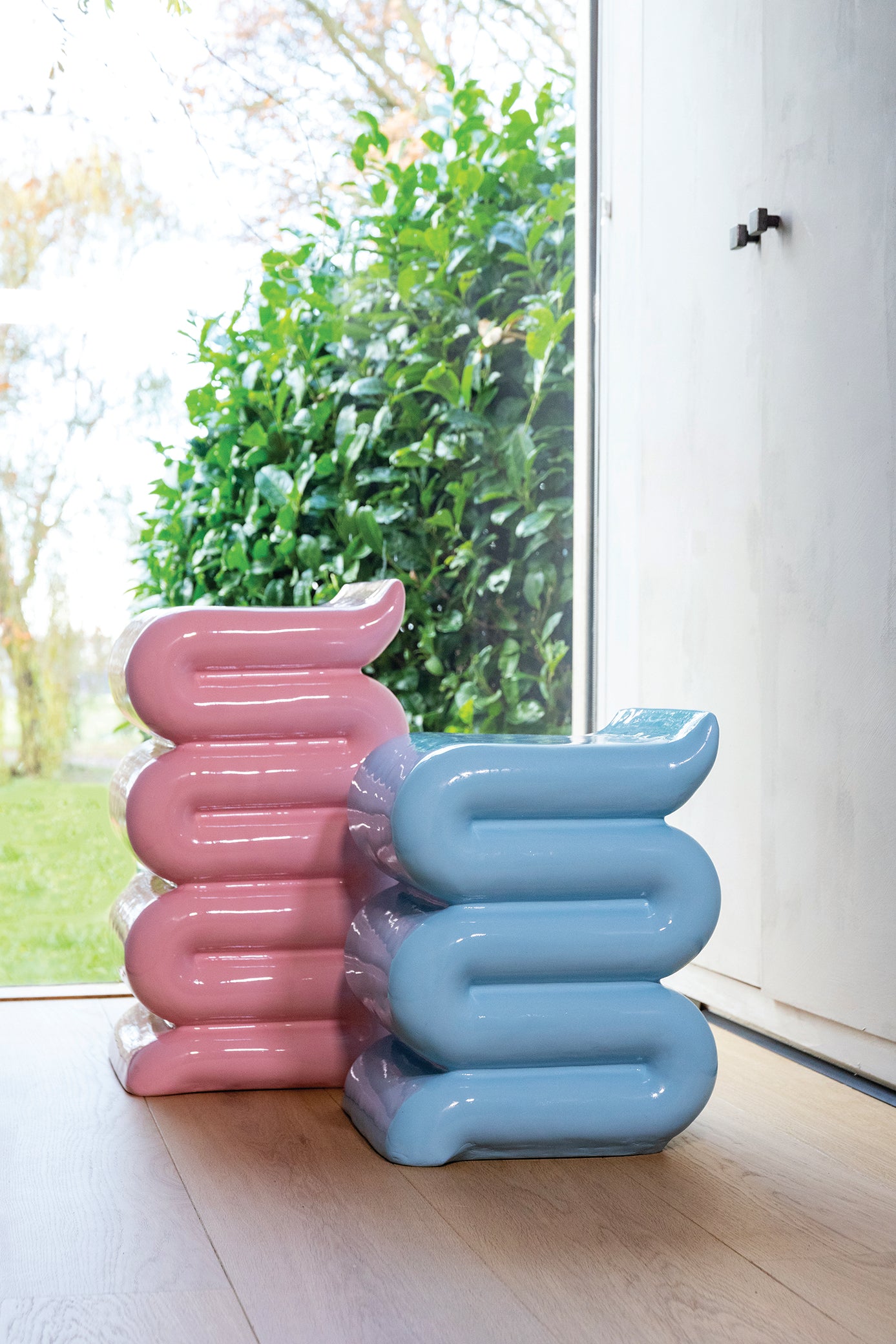 WHIP Blue Side Table