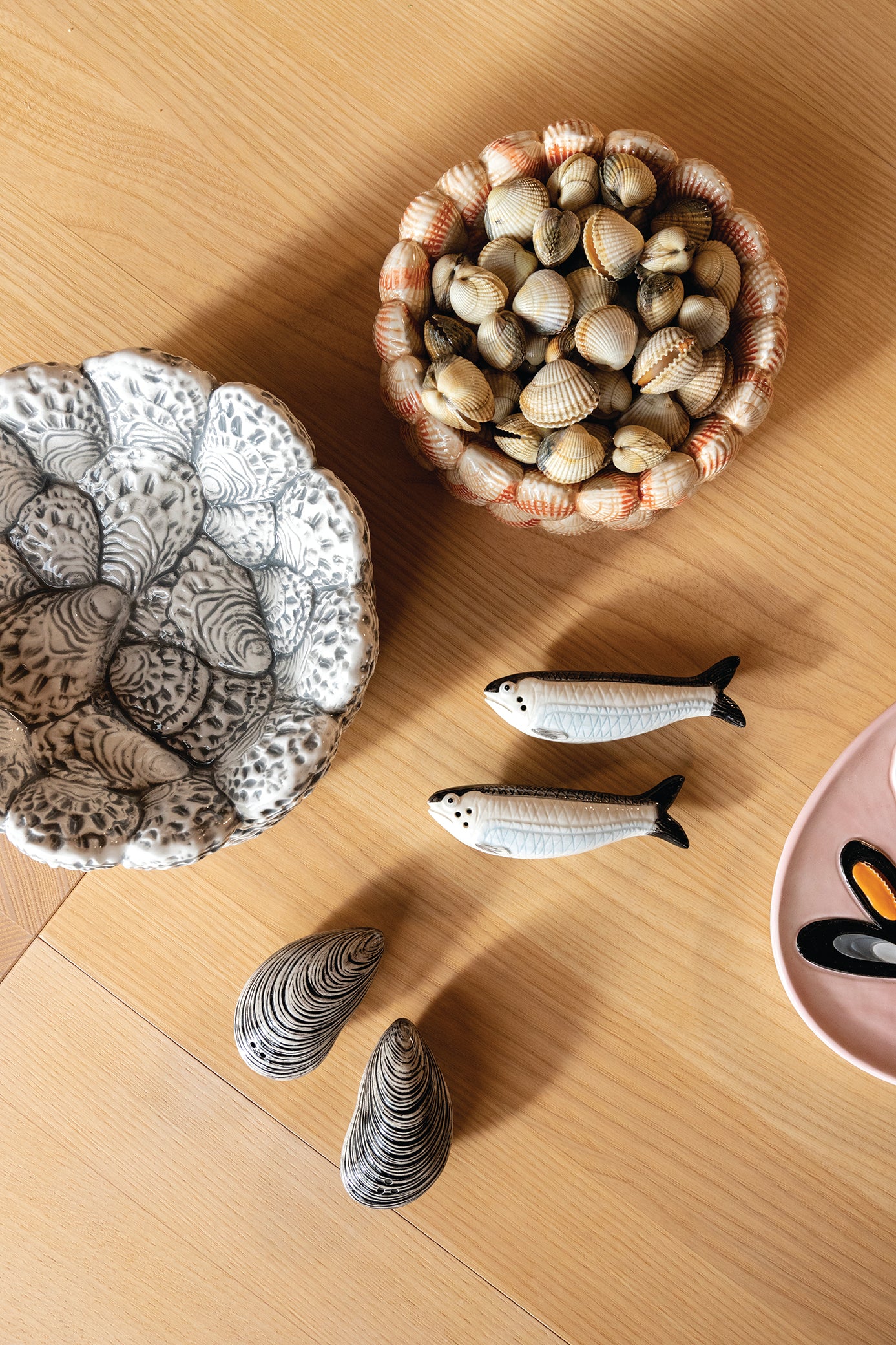 Miska OYSTER grau-beige