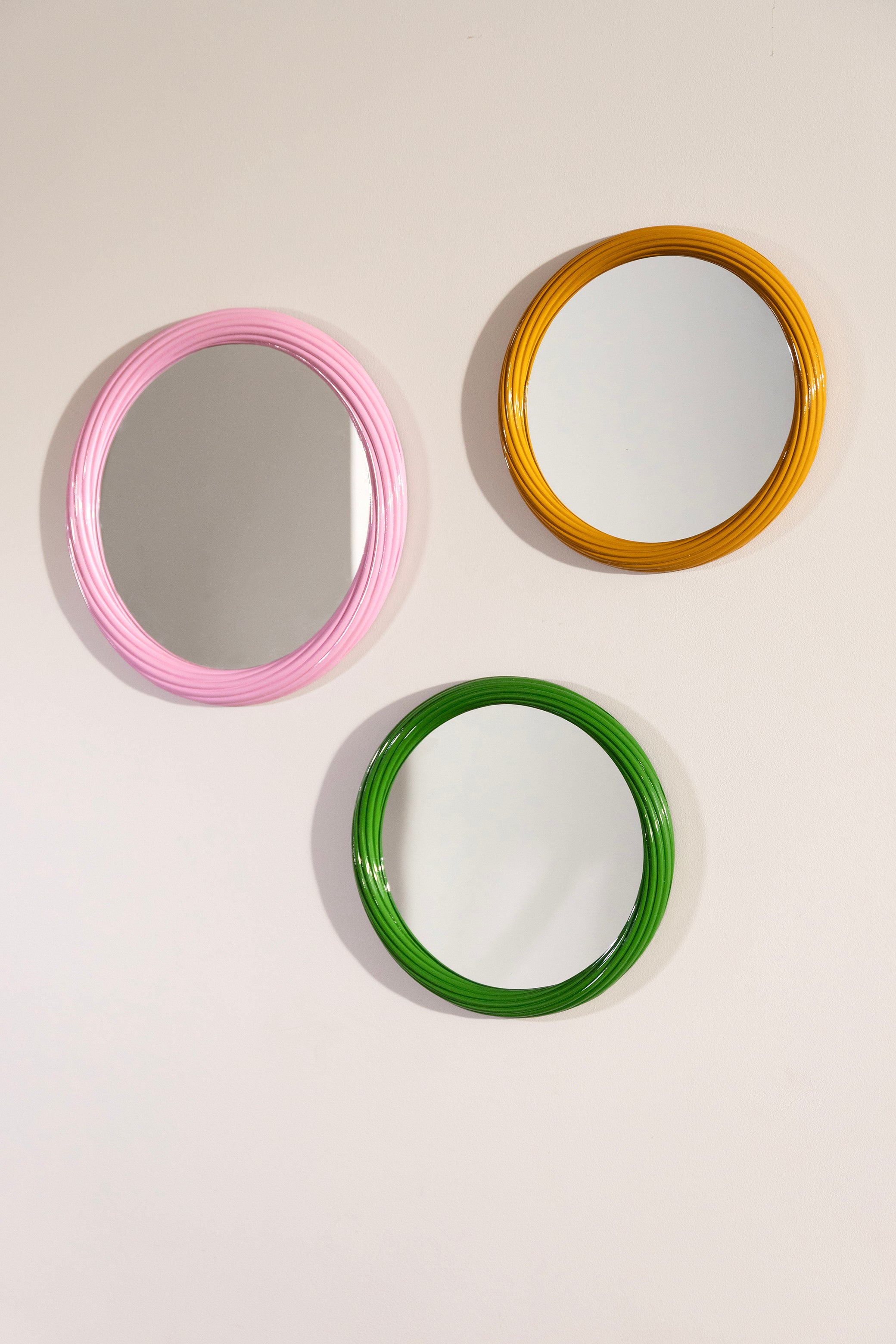 Round Mirror CHURROS Pink