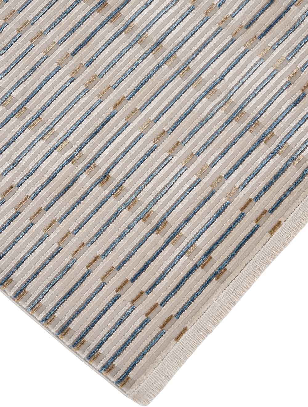 BEIGE BLUE SHUTTER Rug