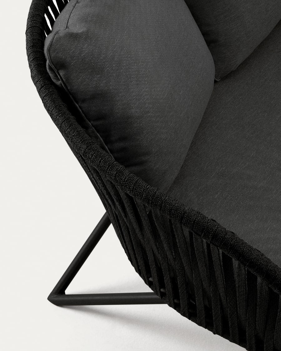 Gartensofa BRANZIE schwarz 