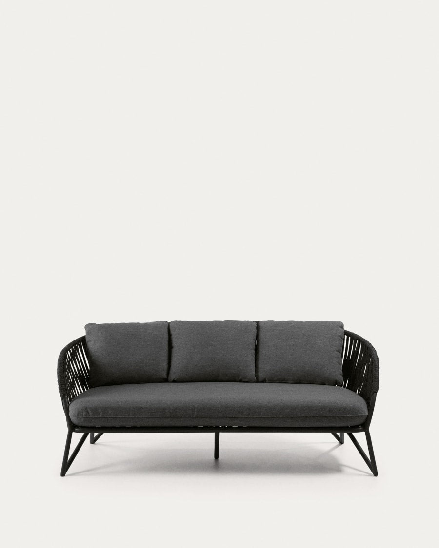Gartensofa BRANZIE schwarz 