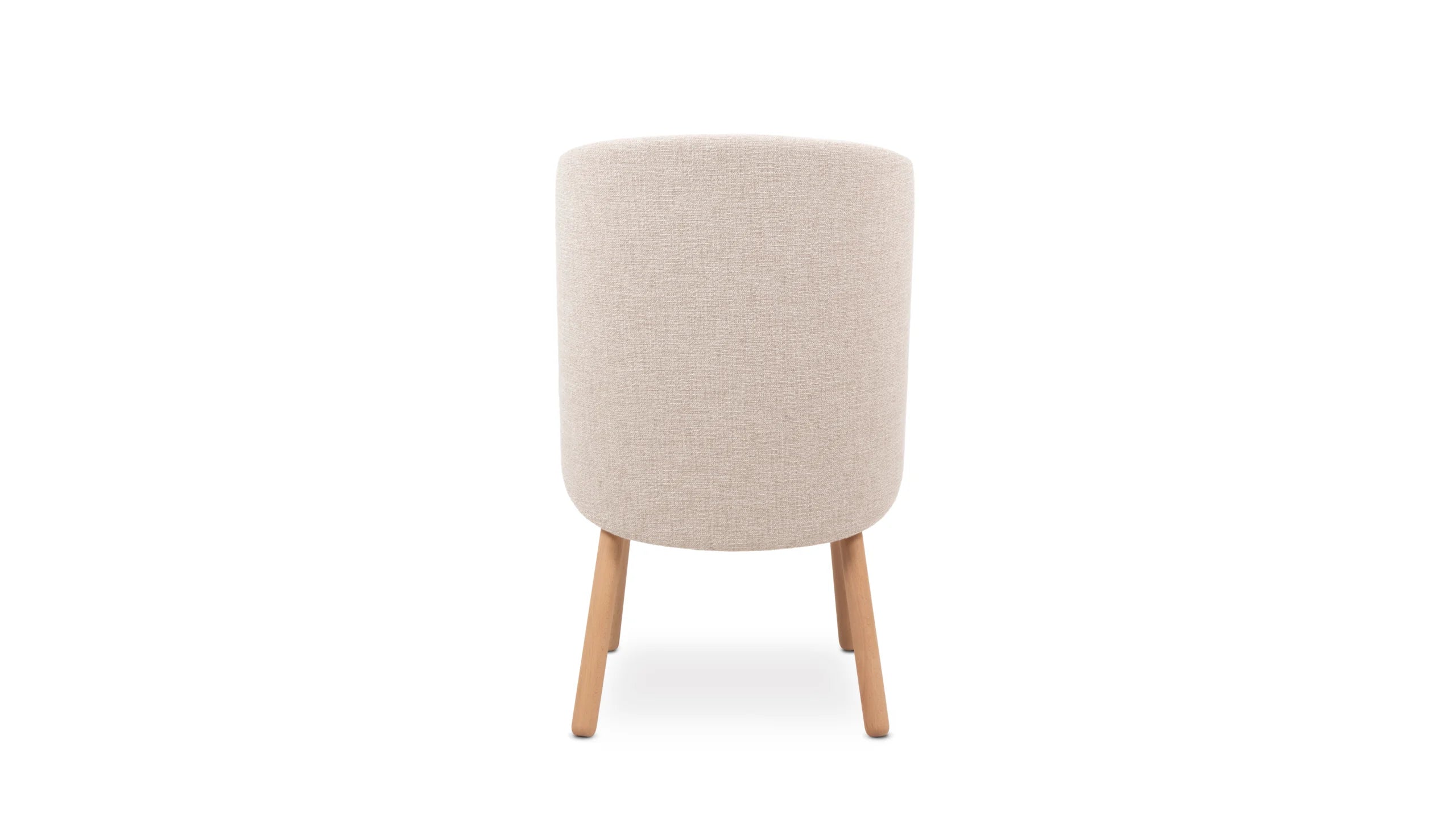 IKKOKU Chair upholstered with wooden base