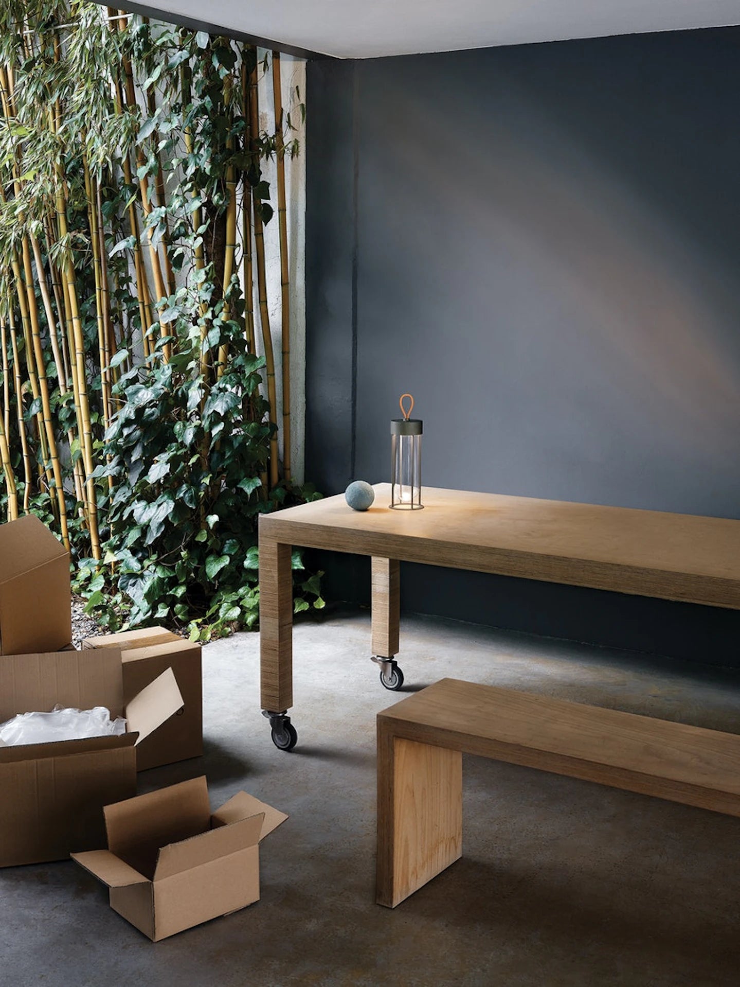 Tragbare Lampe IN VITRO UNPLUGGED weiß